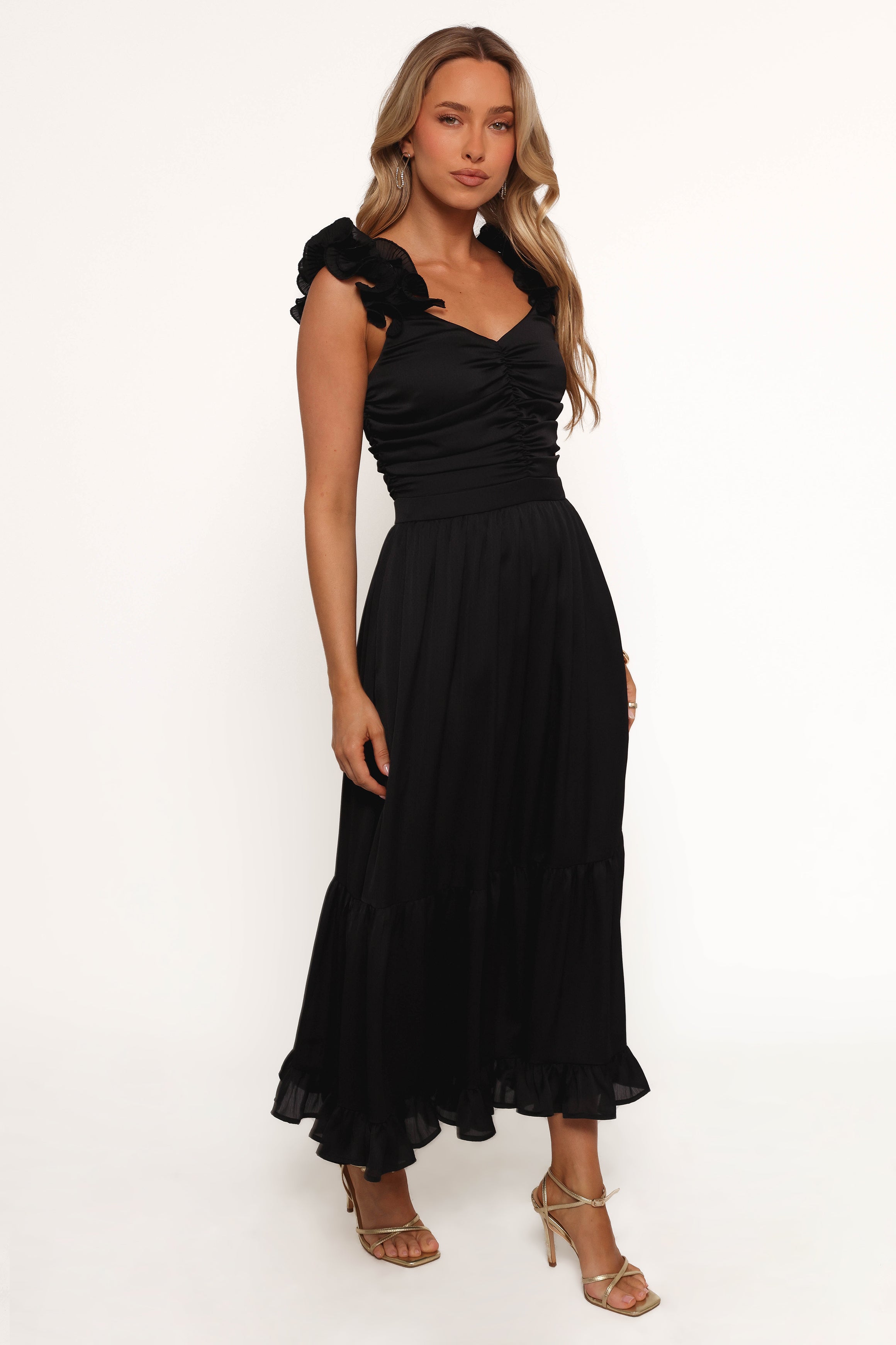 DRESSES Inca Midi Dress - Black