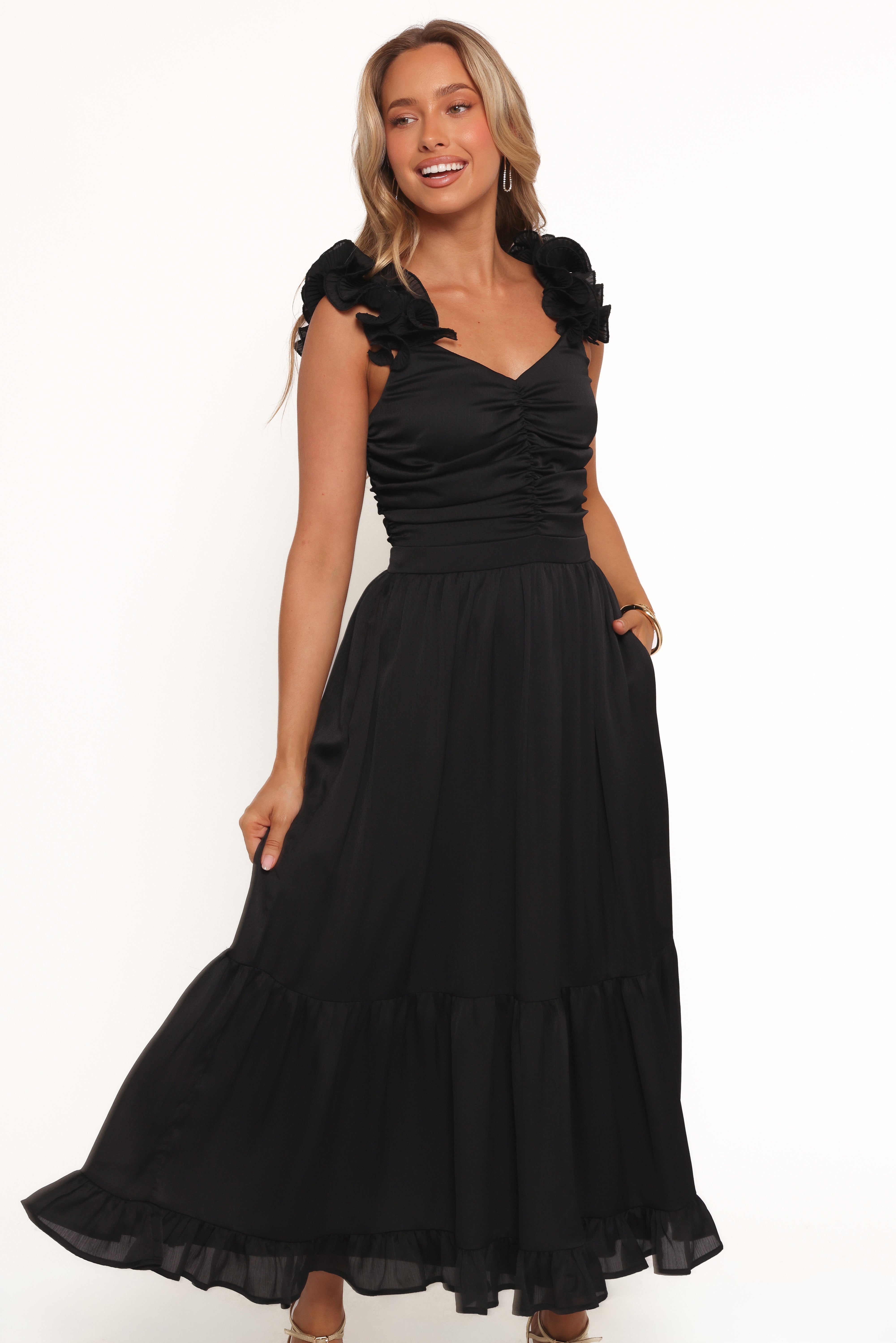 DRESSES Inca Midi Dress - Black