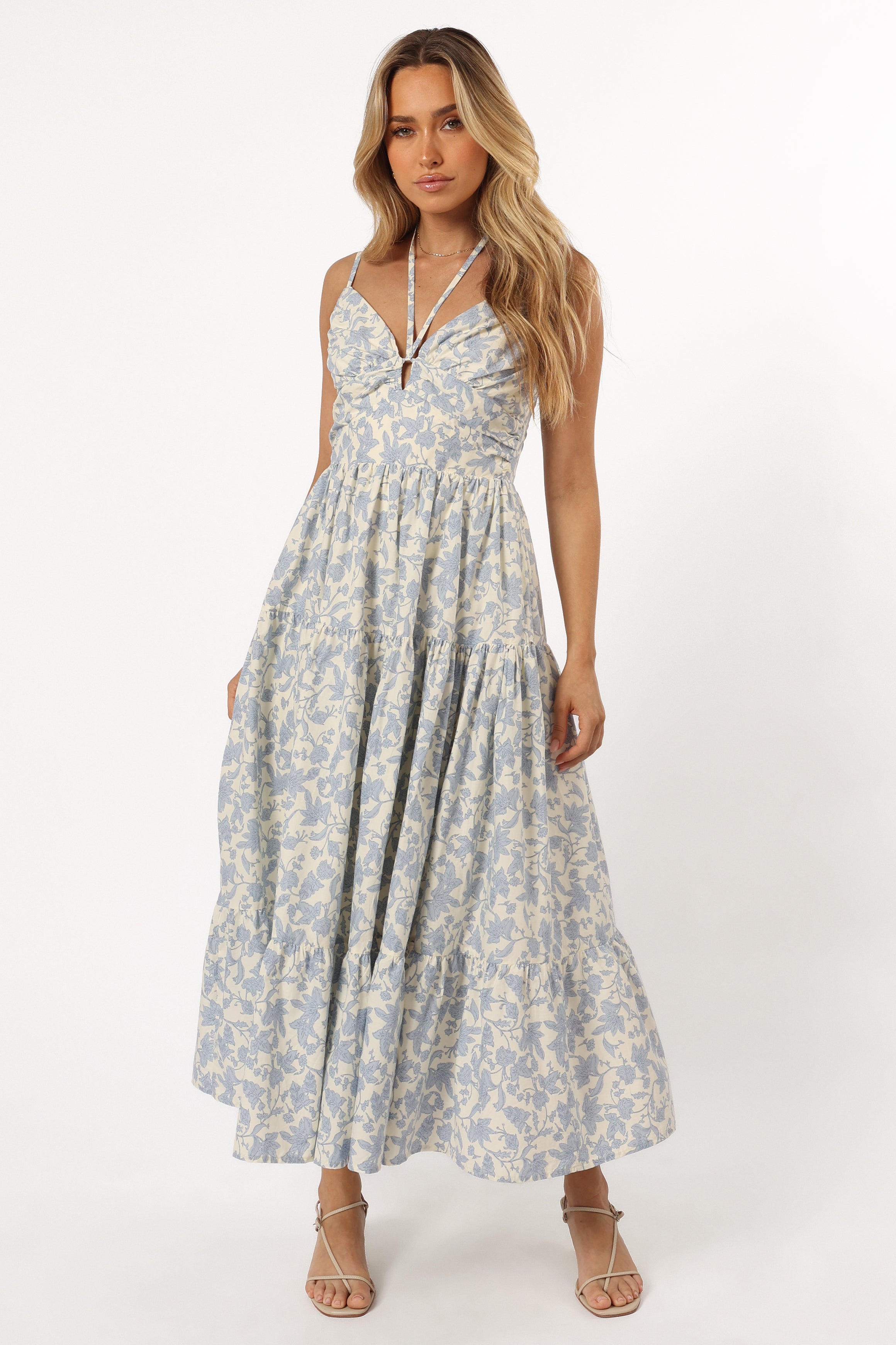 DRESSES @Indy Midi Dress - Blue