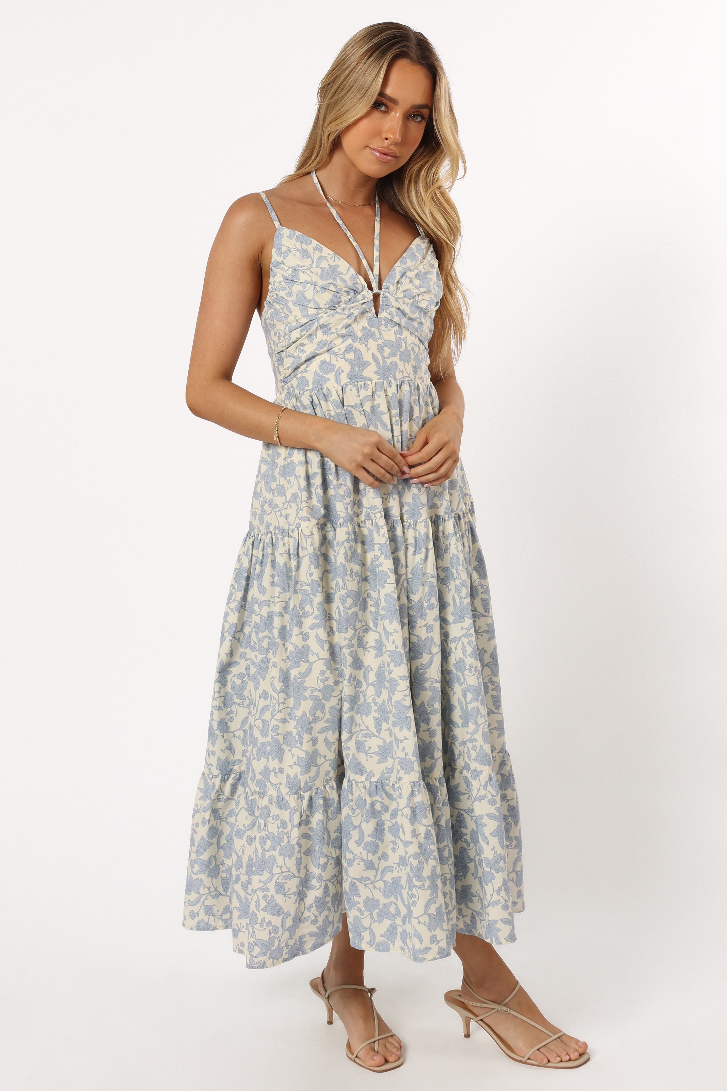 DRESSES @Indy Midi Dress - Blue