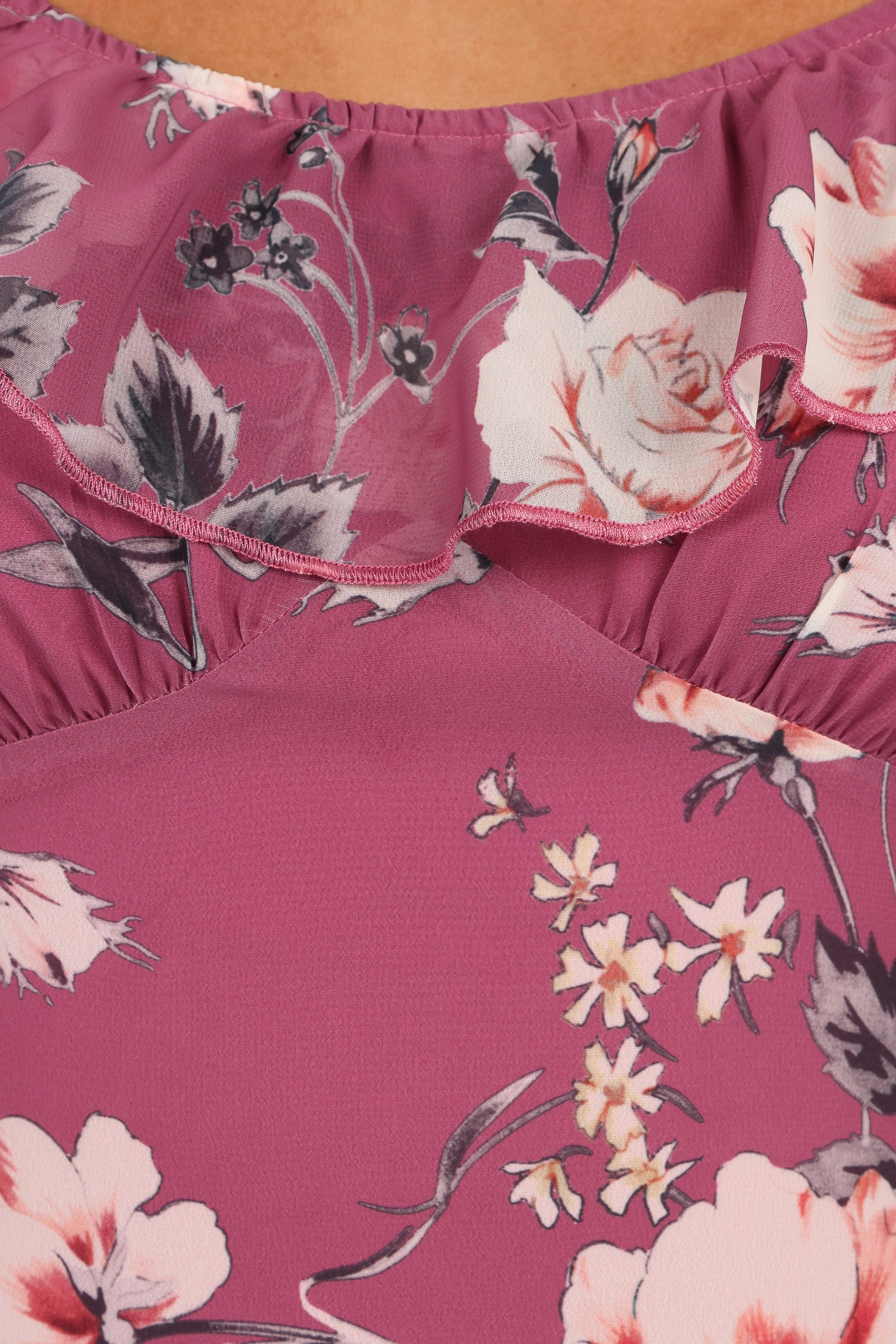 DRESSES Irelynn Maxi Dress - Dark Rose Floral