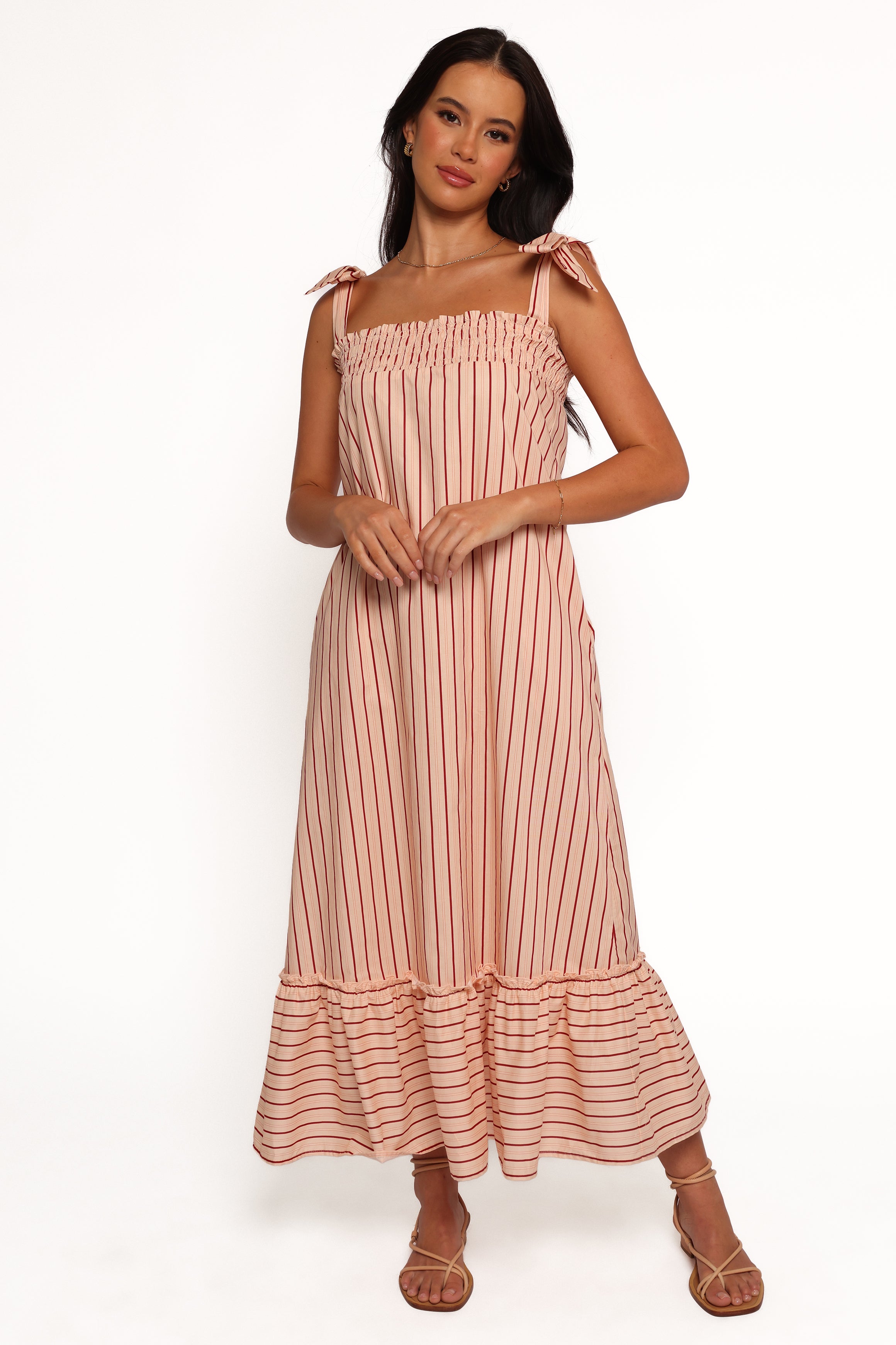 DRESSES Irina Maxi Dress - Pink Stripe