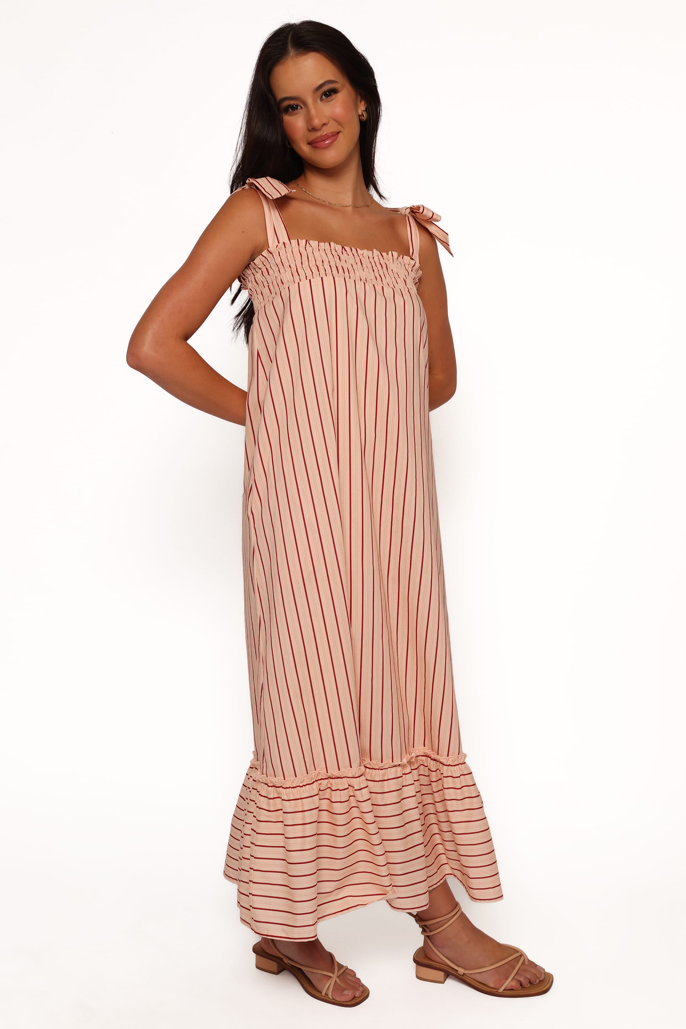 DRESSES Irina Maxi Dress - Pink Stripe