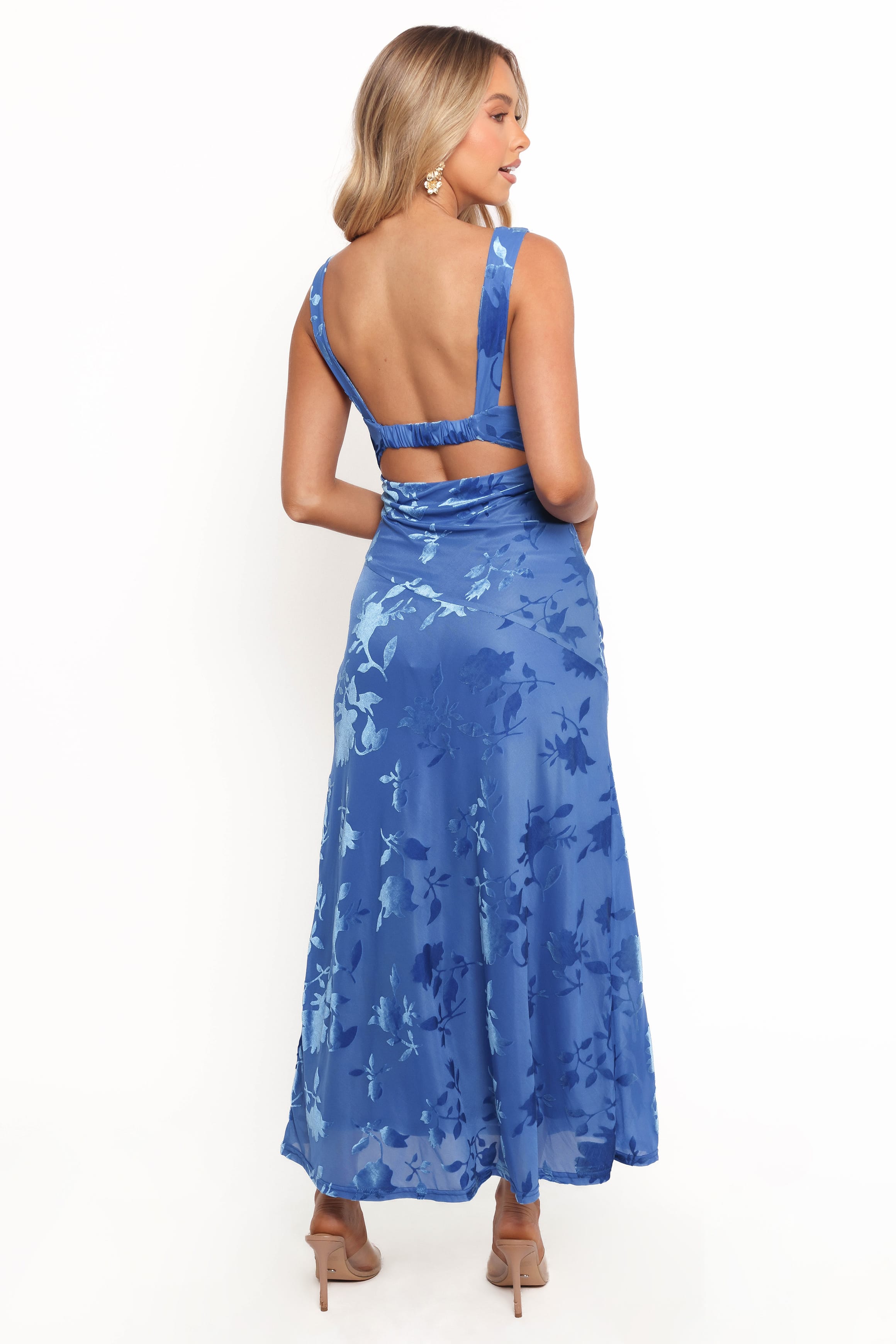 DRESSES Izzy Midi Dress - Blue Floral