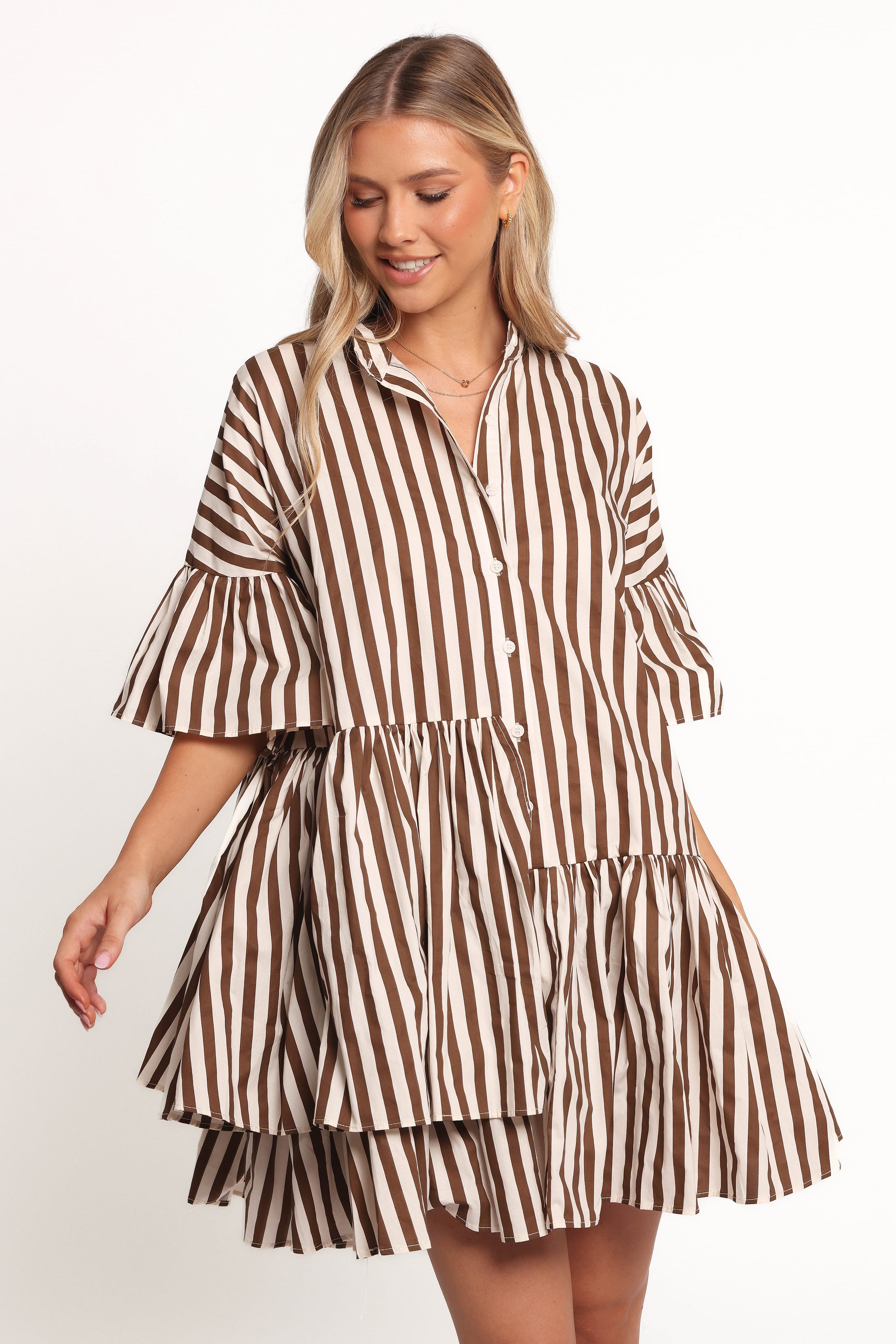 DRESSES Jacqueline Mini Dress - Chocolate