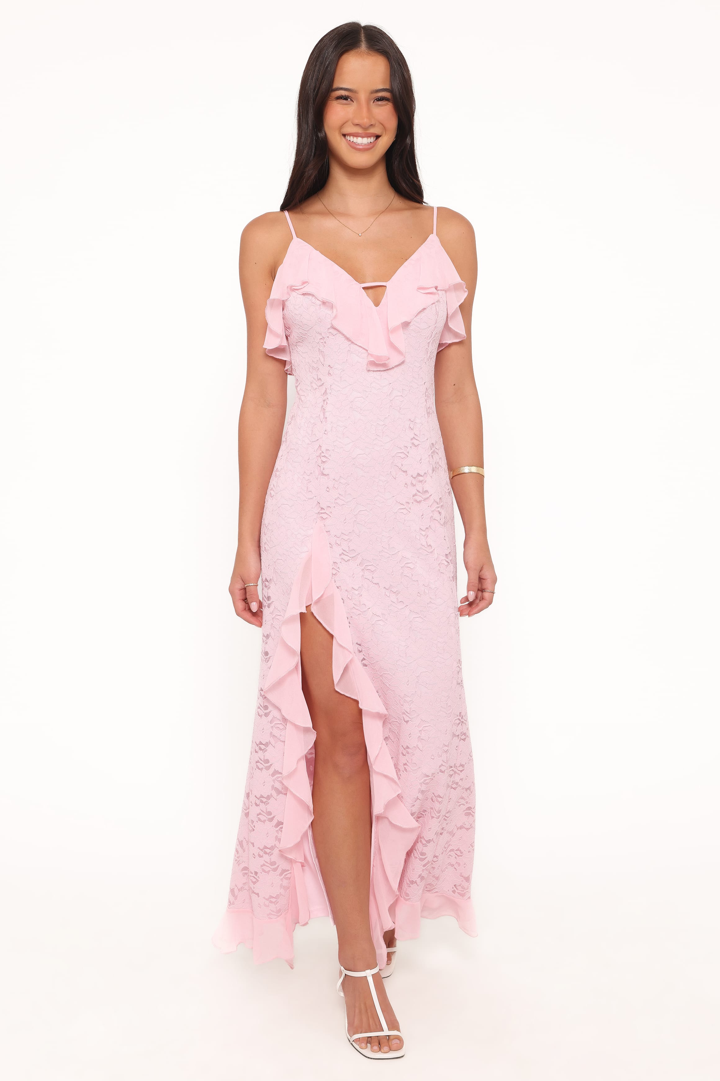 DRESSES Jamielee Lace Maxi Dress - Pink
