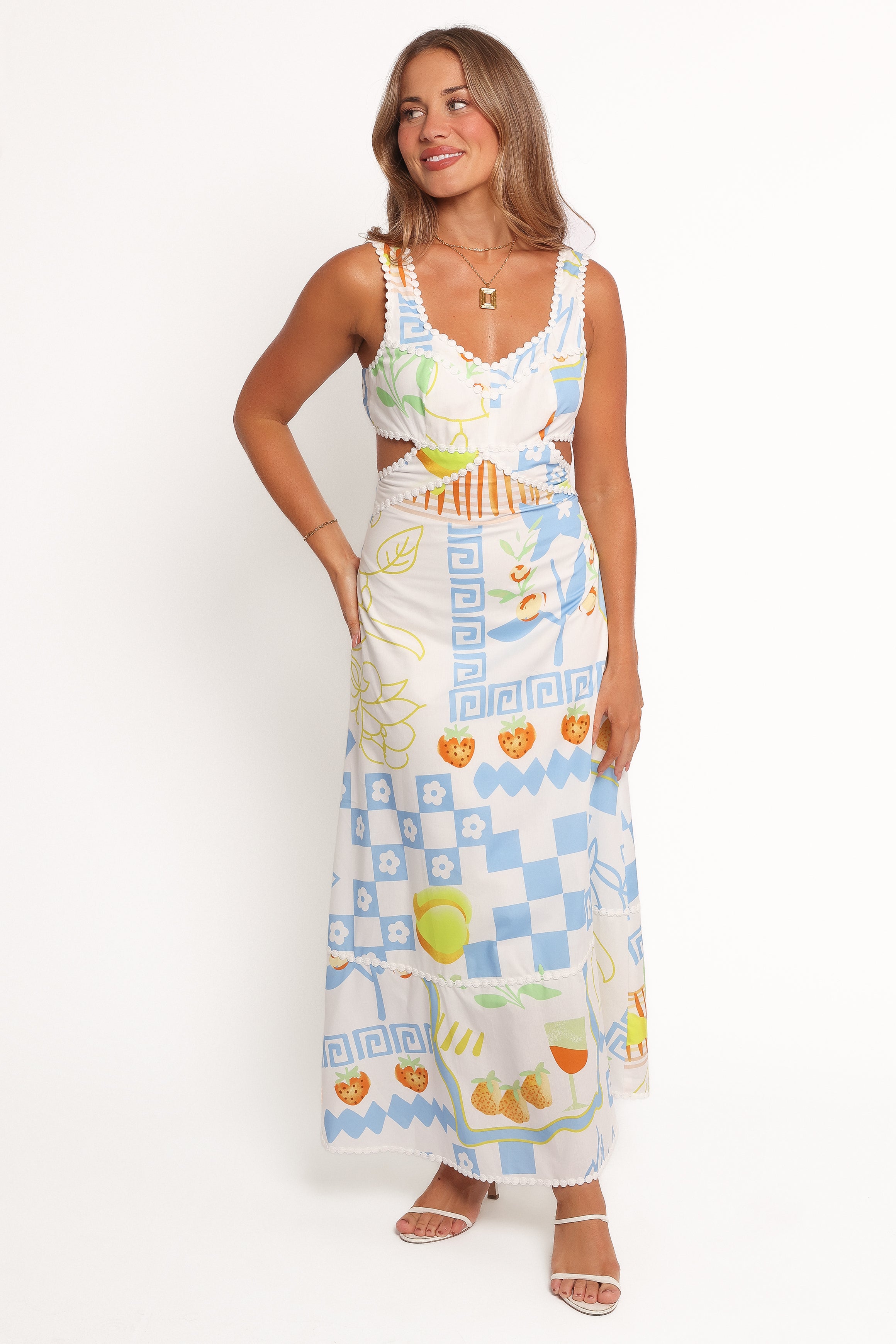 DRESSES Janina Maxi Dress - Multi Print