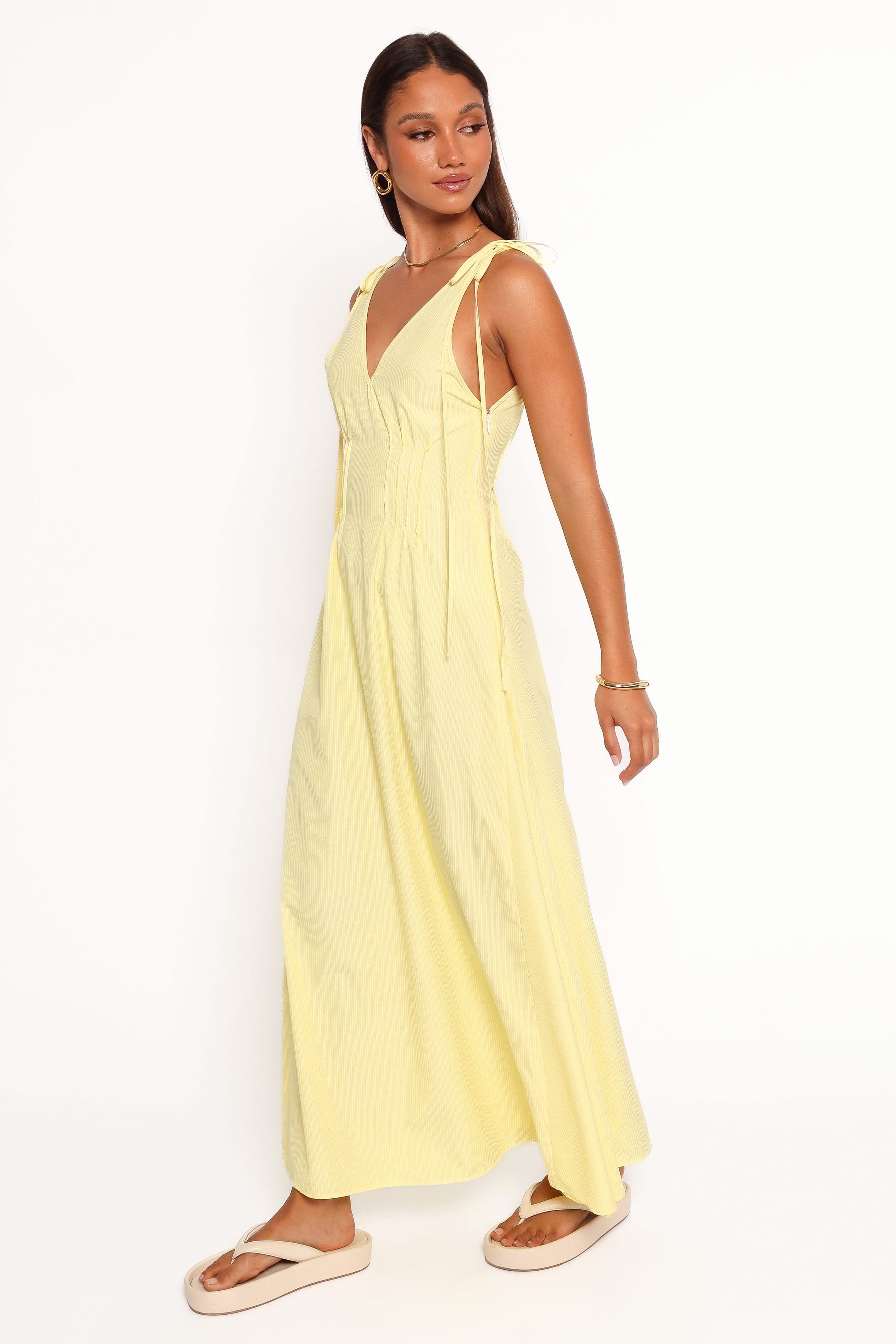 DRESSES Jaynie Maxi Dress - Yellow Stripe