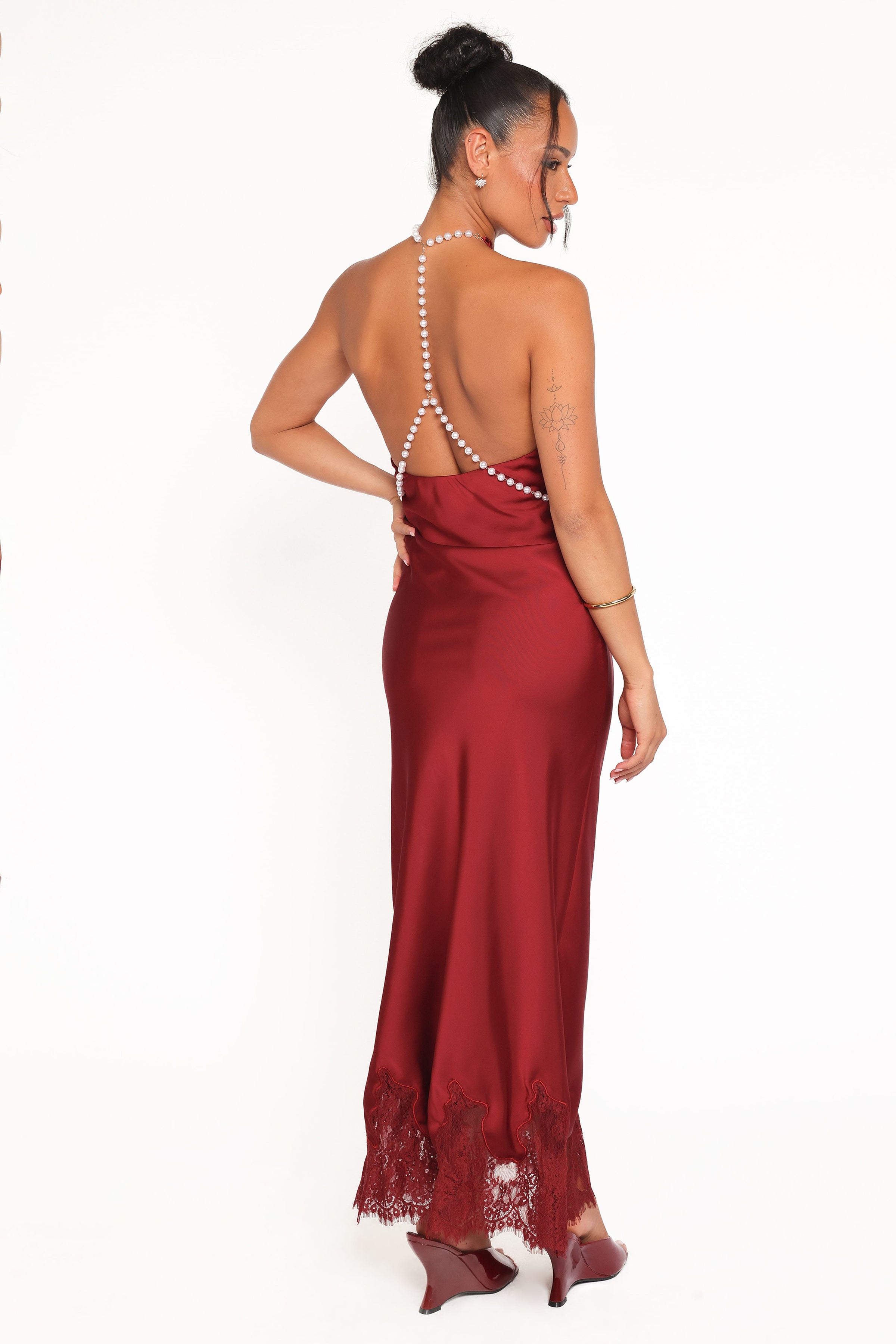 DRESSES Jeannie Maxi Dress - Dark Red