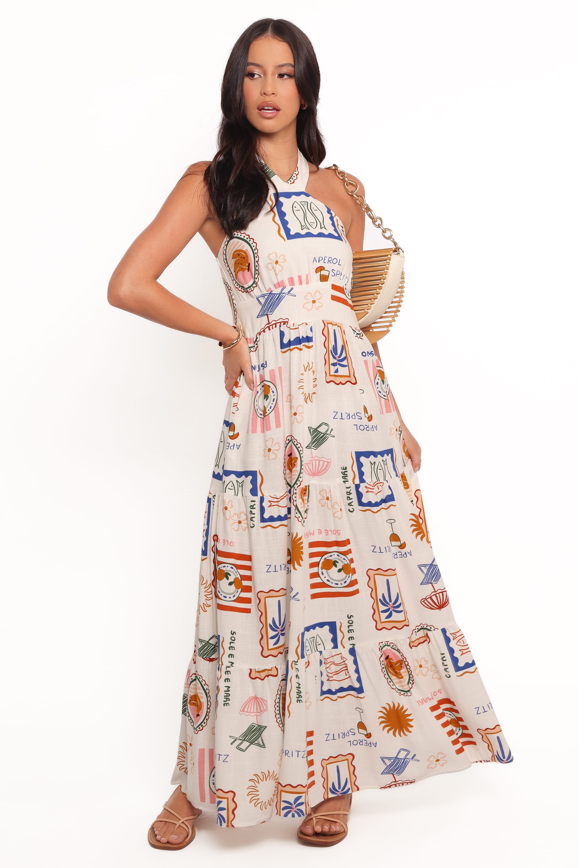 DRESSES Jelena Maxi Dress - Ocean Oasis