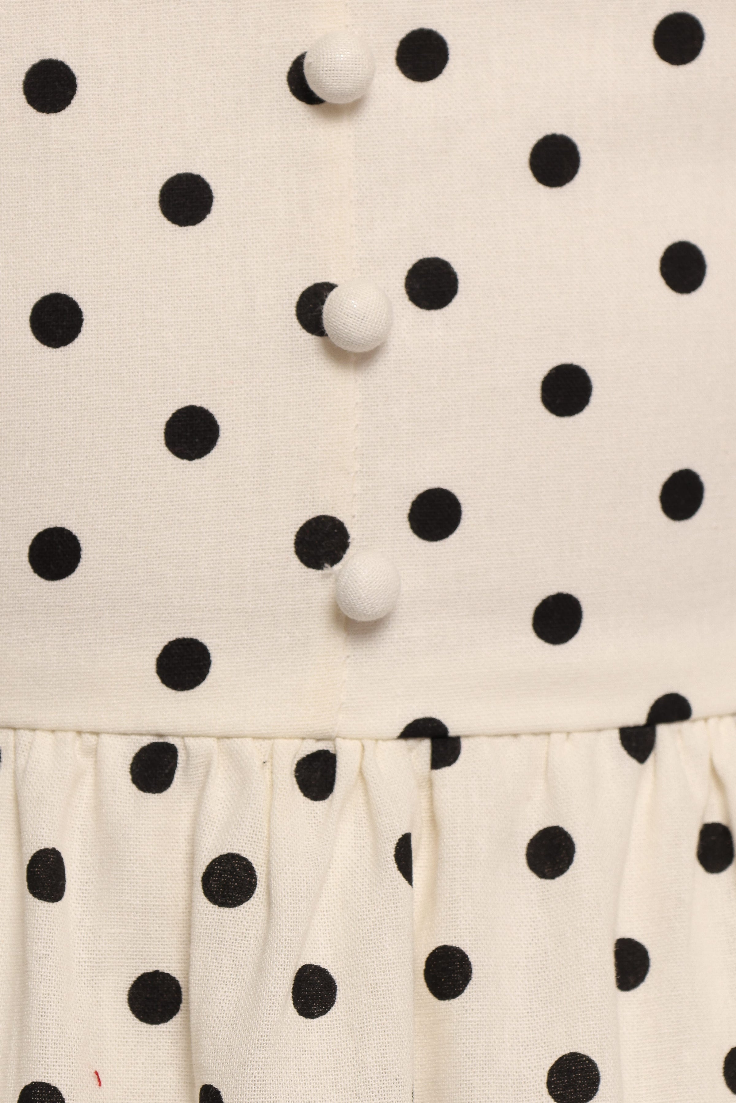 DRESSES Jenni Maxi Dress - White Polka Dot