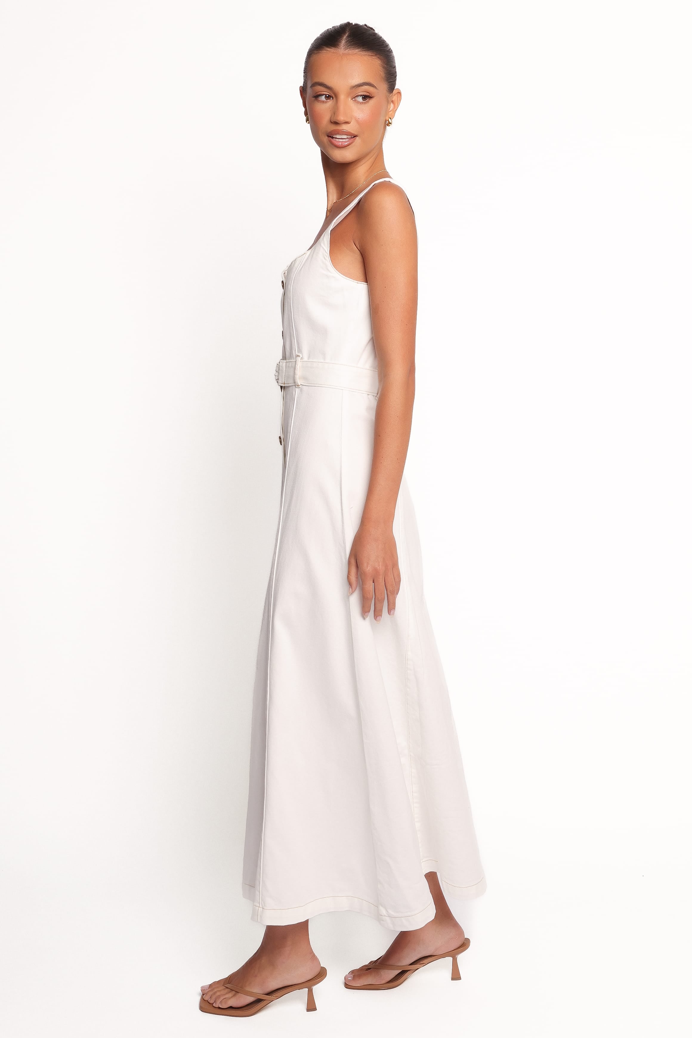 DRESSES Jennings Midi Dress - White