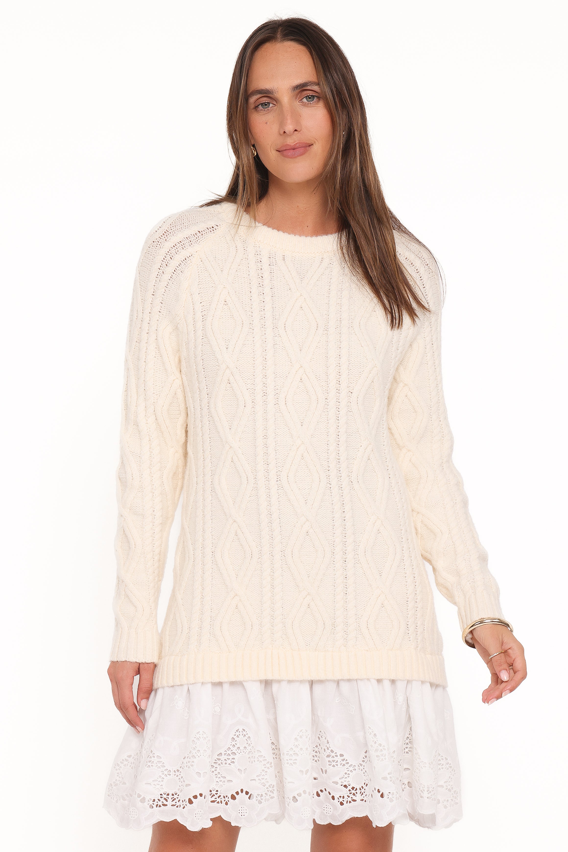 DRESSES Jesper Knit Mini Dress - Ivory