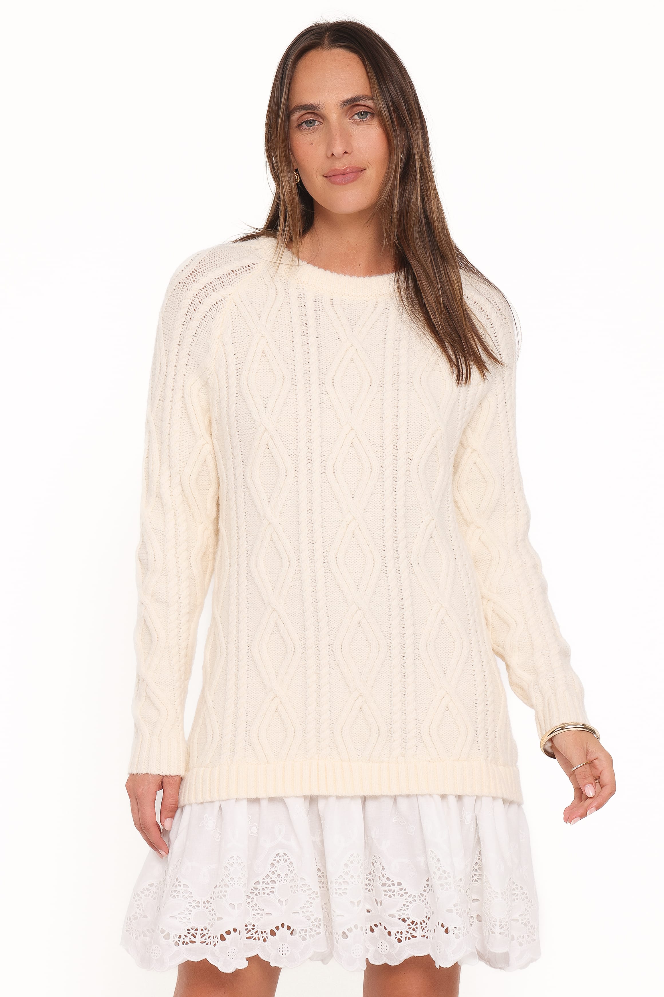DRESSES Jesper Knit Mini Dress - Ivory