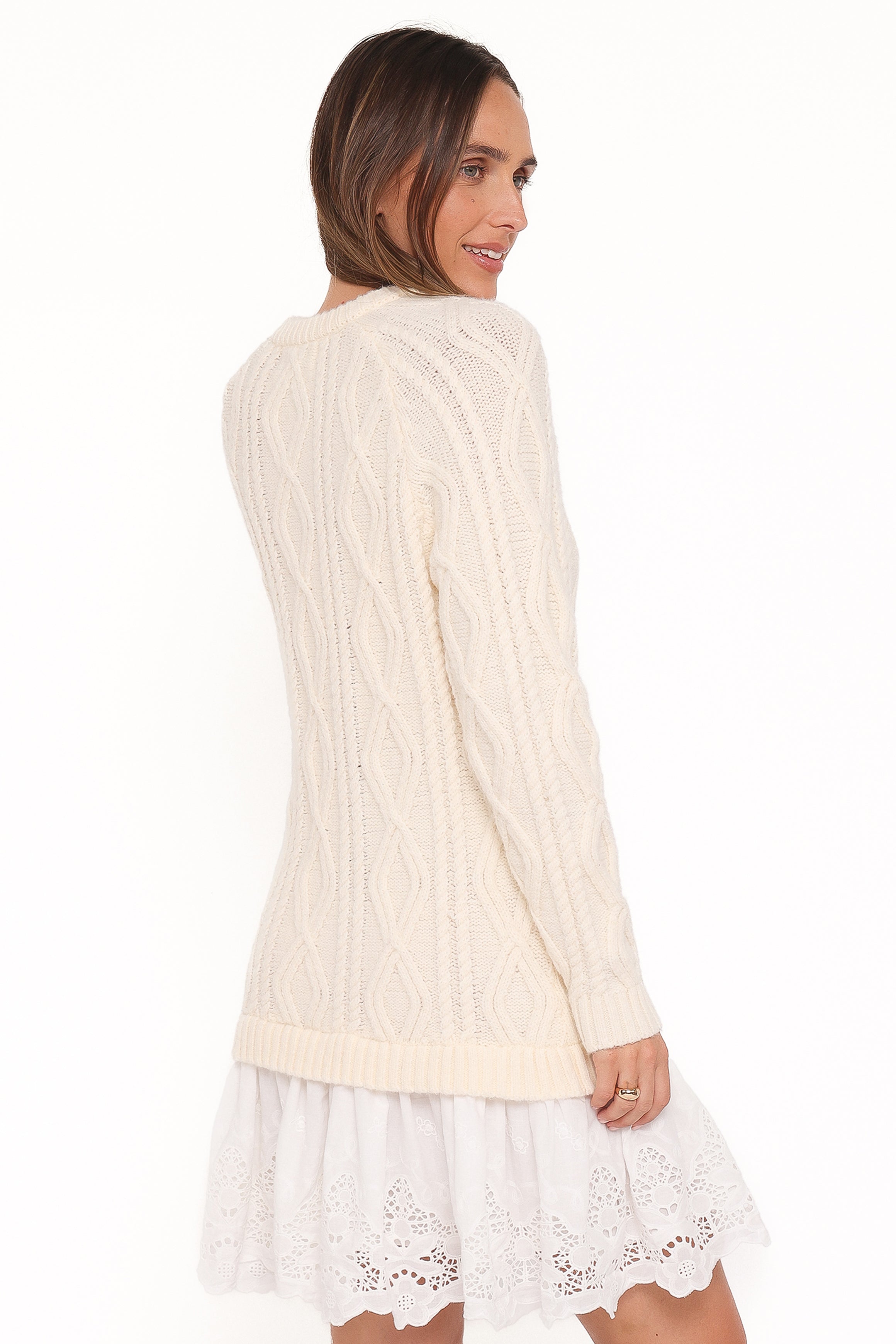 DRESSES Jesper Knit Mini Dress - Ivory