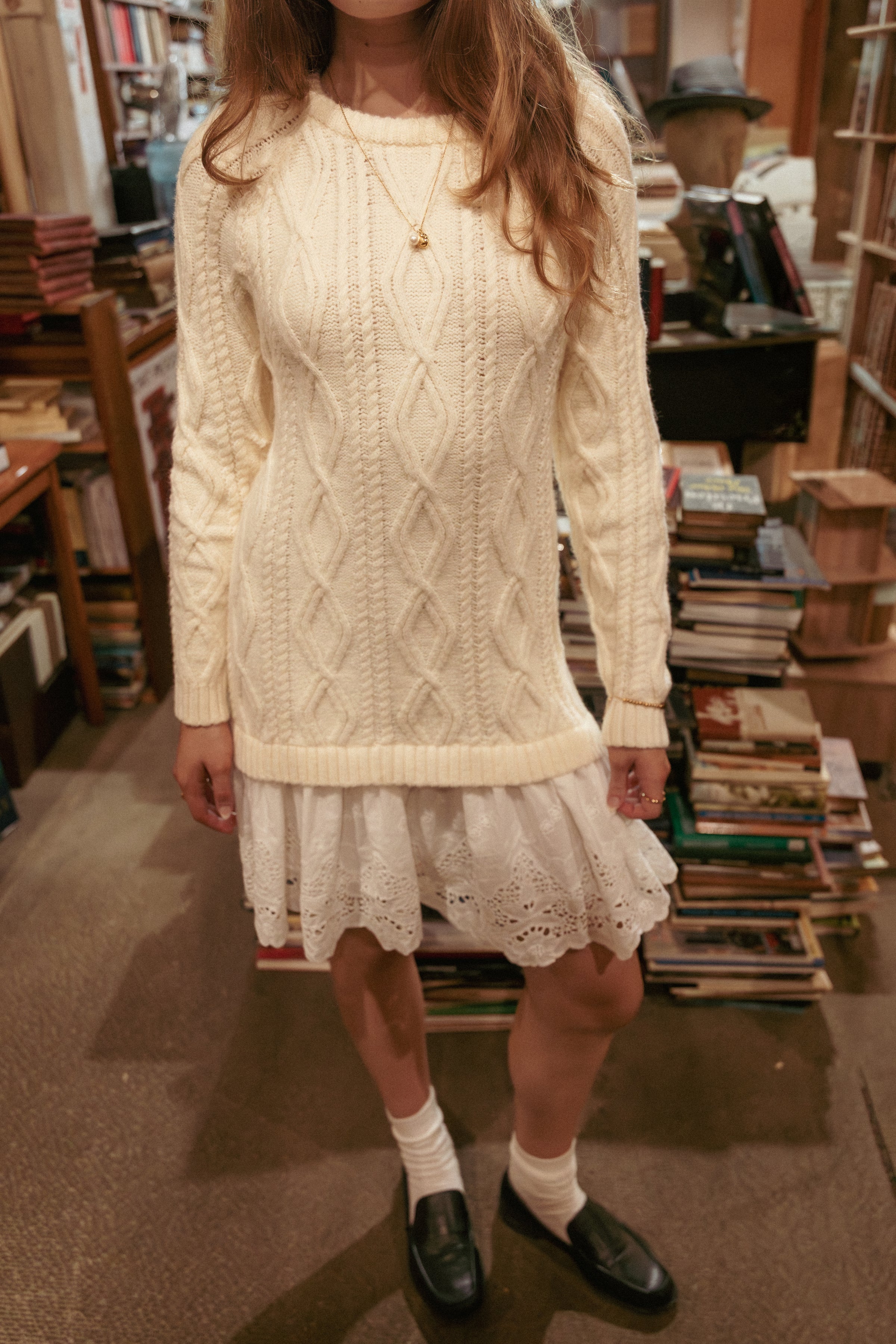 DRESSES Jesper Knit Mini Dress - Ivory