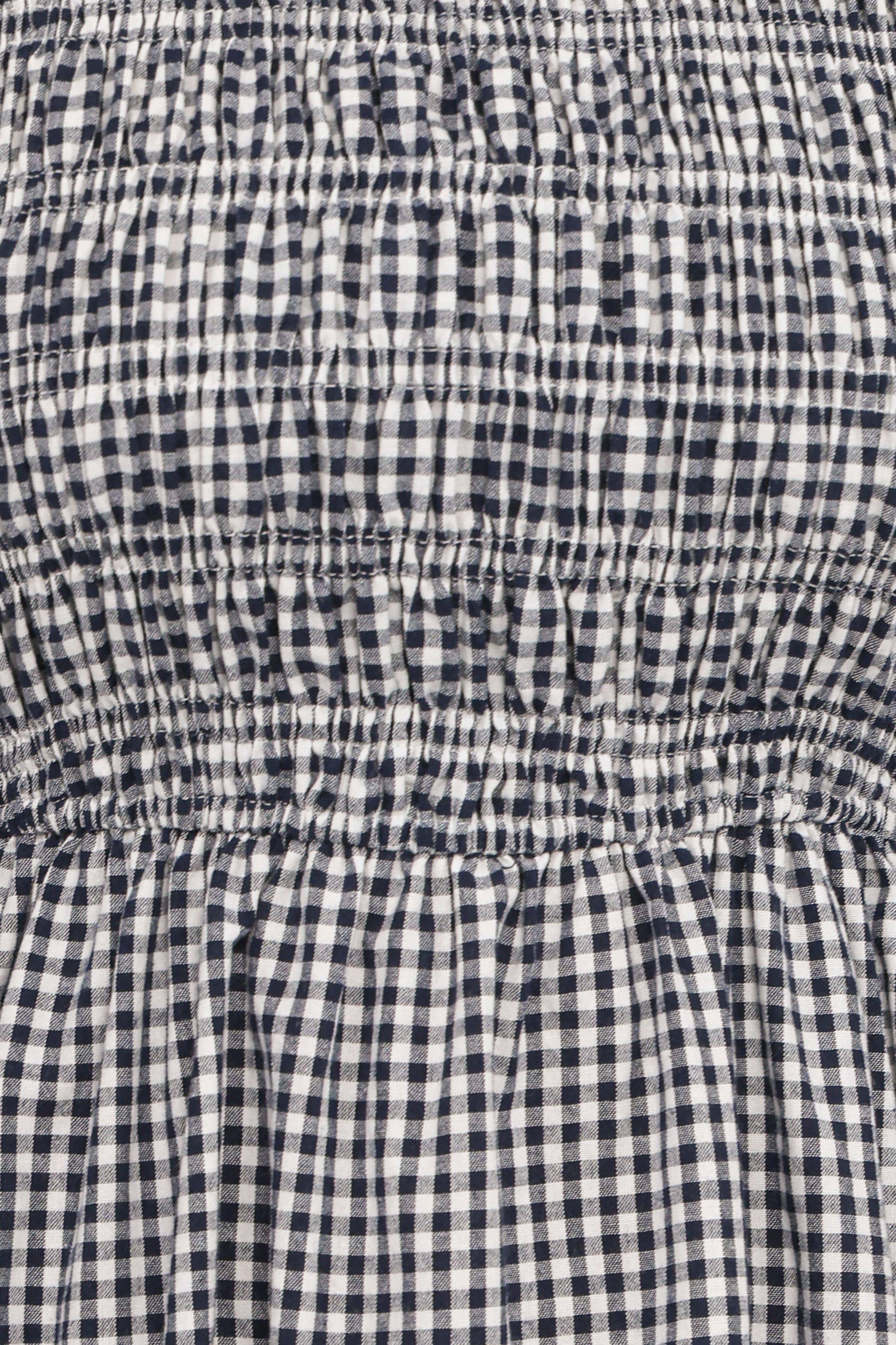 DRESSES Jessen Long Sleeve Mini Dress - Navy Gingham