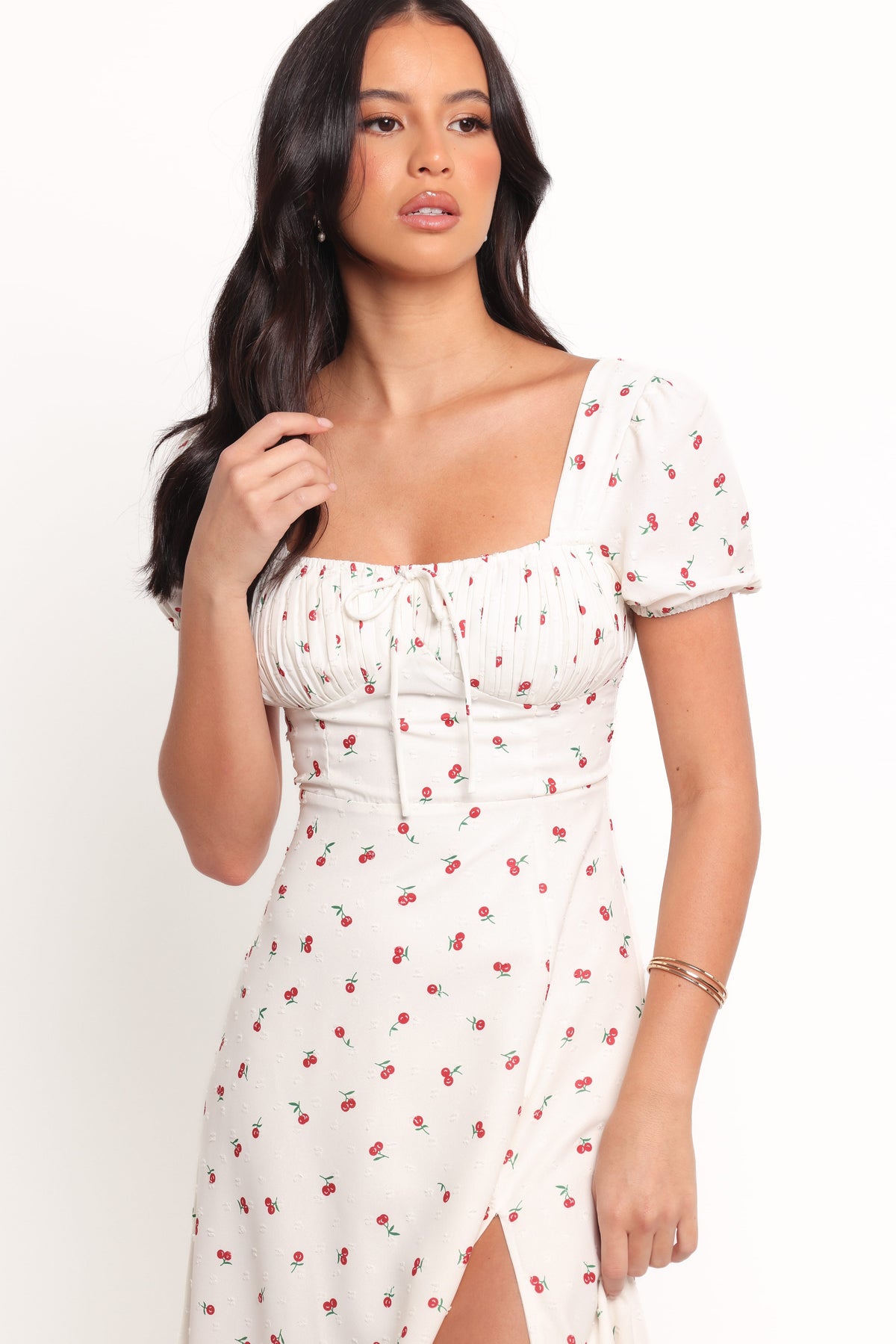DRESSES Jill Midi Dress - Cherry Print