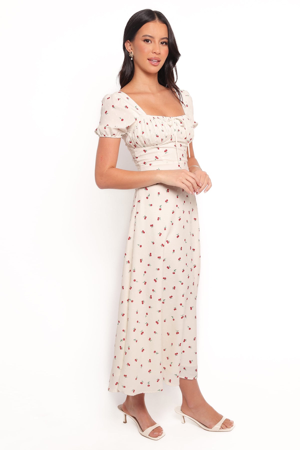 DRESSES Jill Midi Dress - Cherry Print