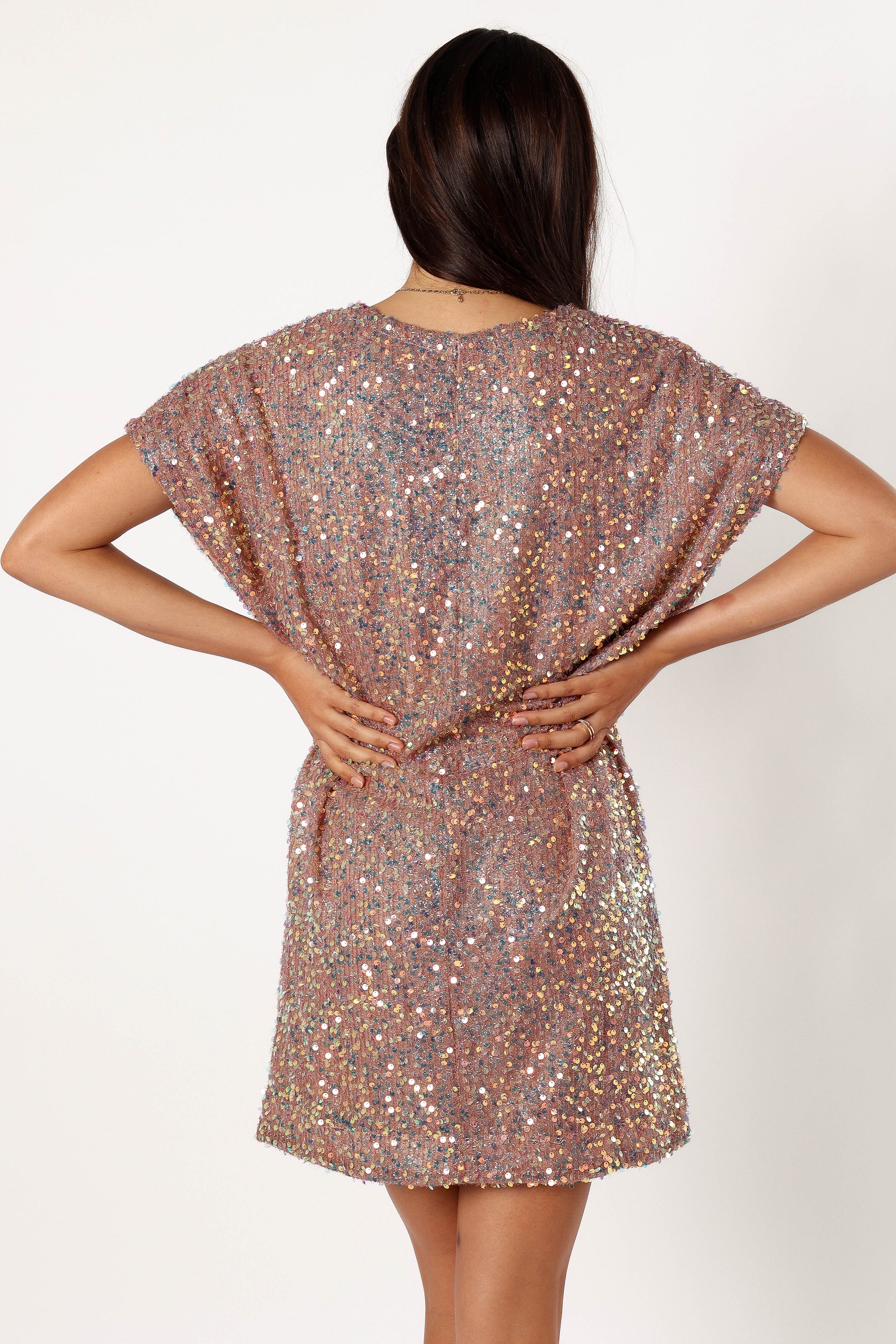 DRESSES @Jordan Mini Dress - Mauve Multi