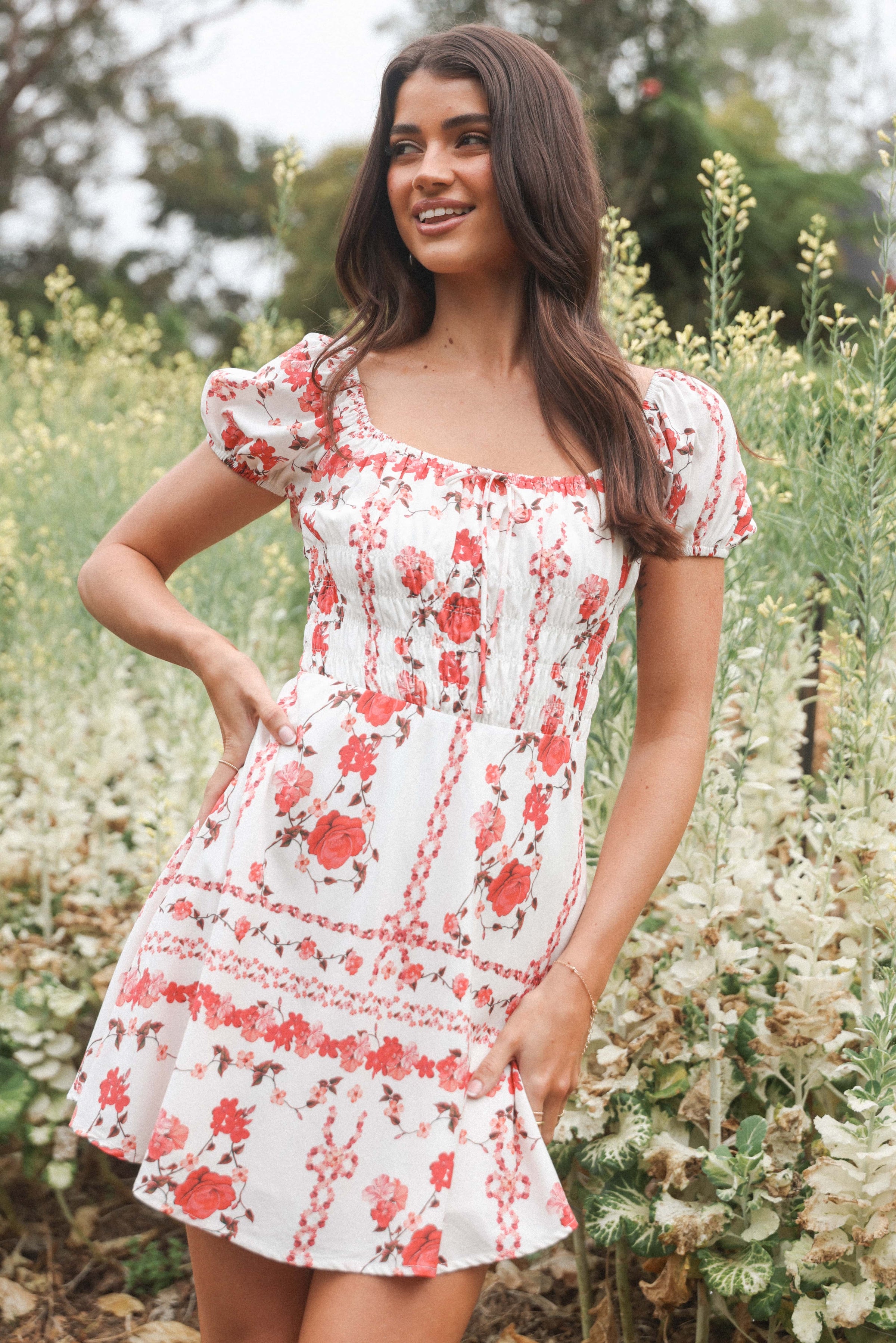 DRESSES Jorja Mini Dress - Red Rose