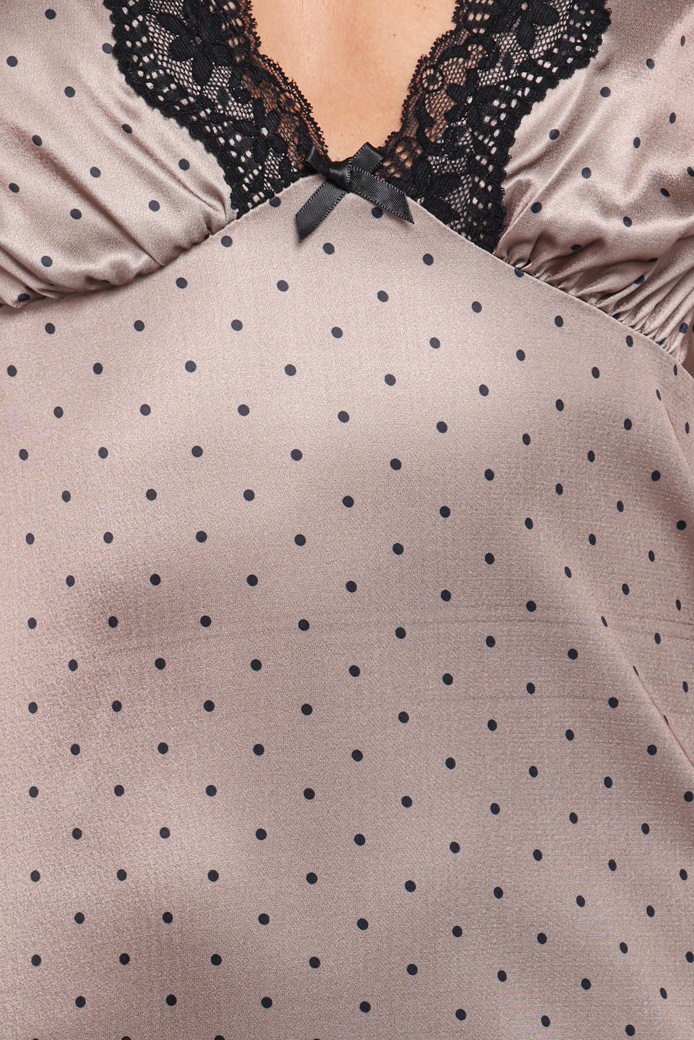 DRESSES Joselyn Lace Maxi Dress - Polka Dot