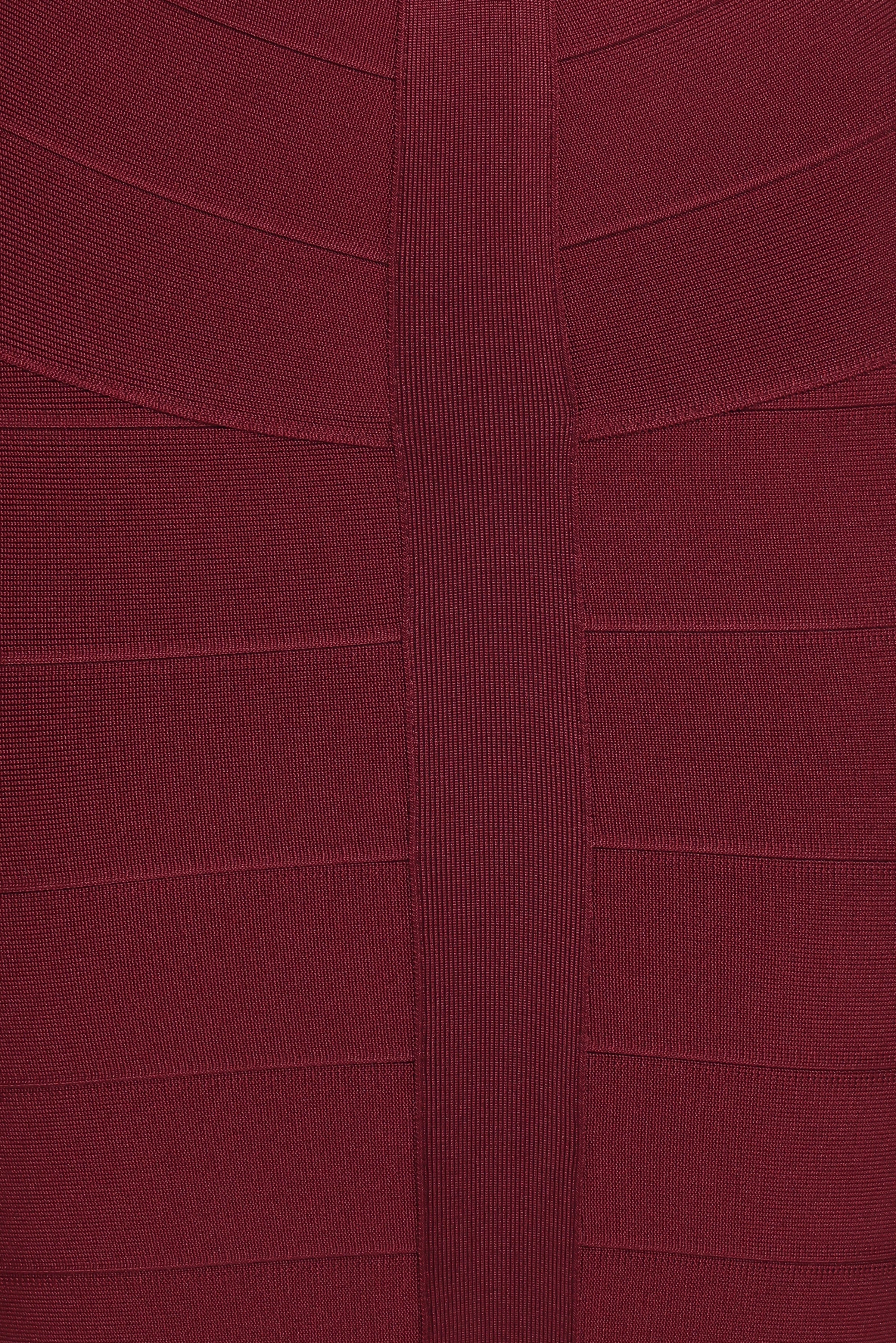 DRESSES Josiah Midi Dress - Burgundy