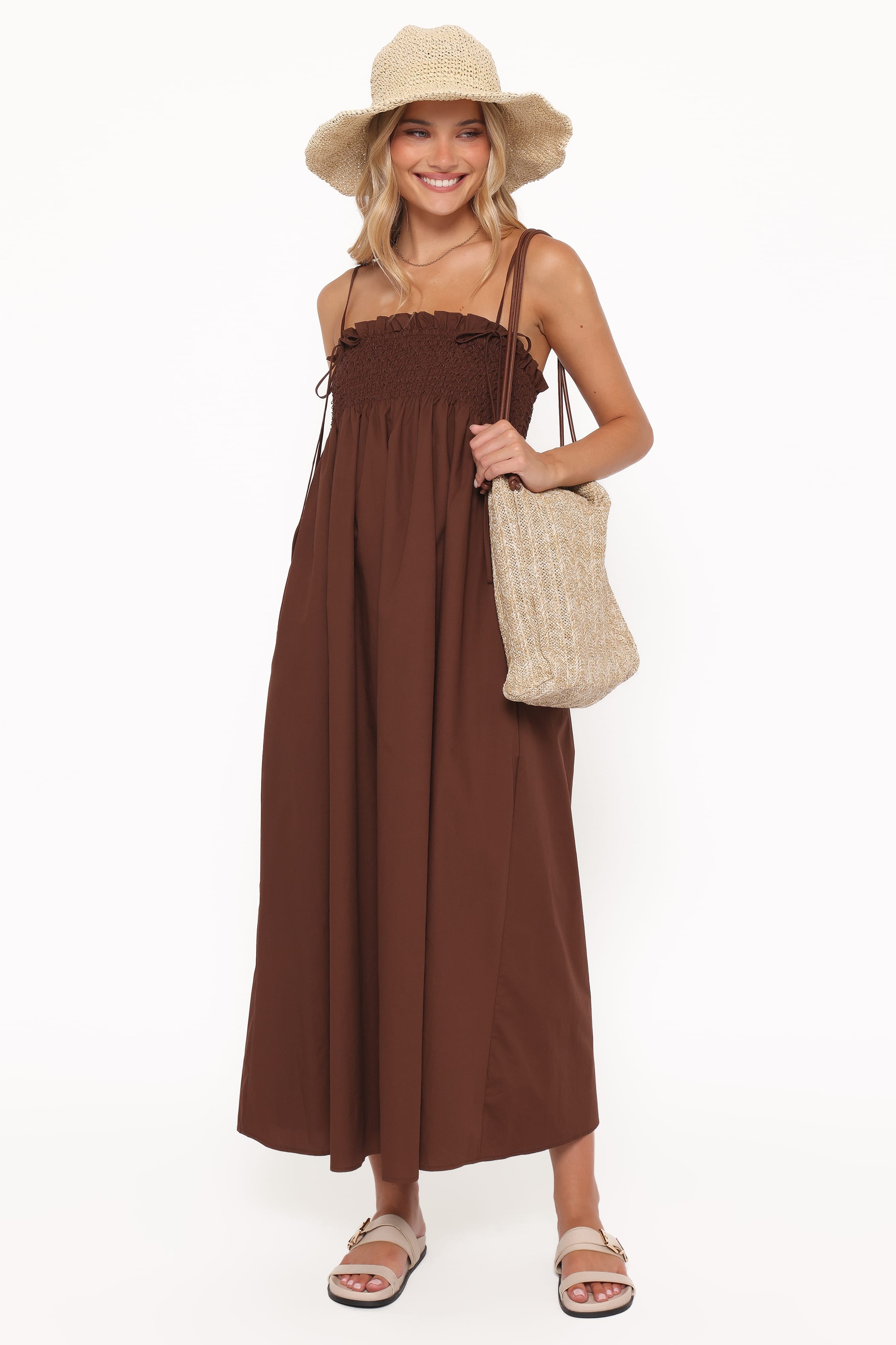 DRESSES Josie Maxi Dress - Brown