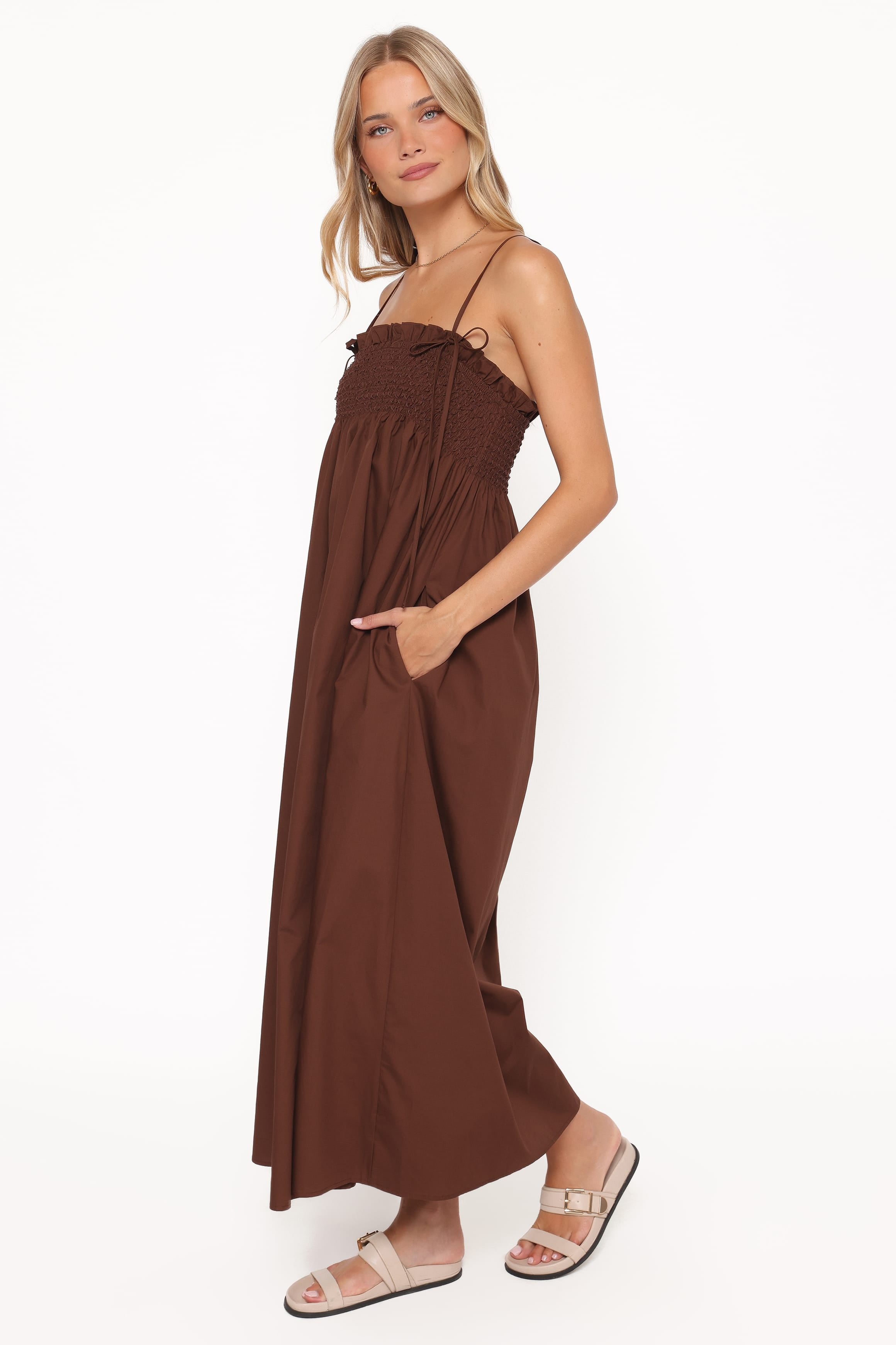 DRESSES Josie Maxi Dress - Brown