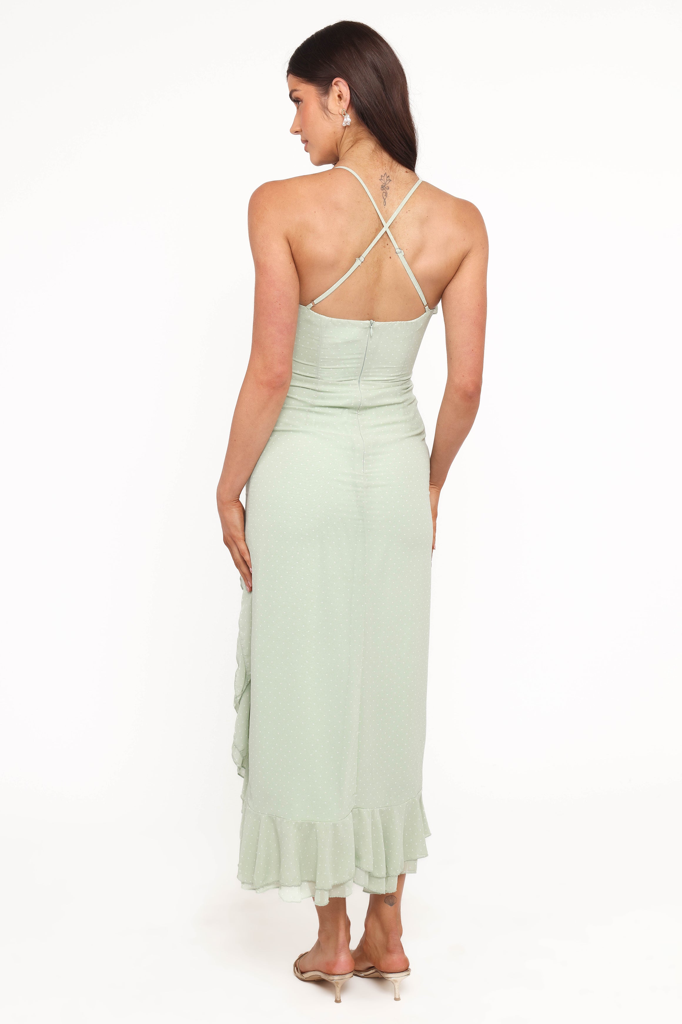 DRESSES Judy Maxi Dress - Mint Polka Dot