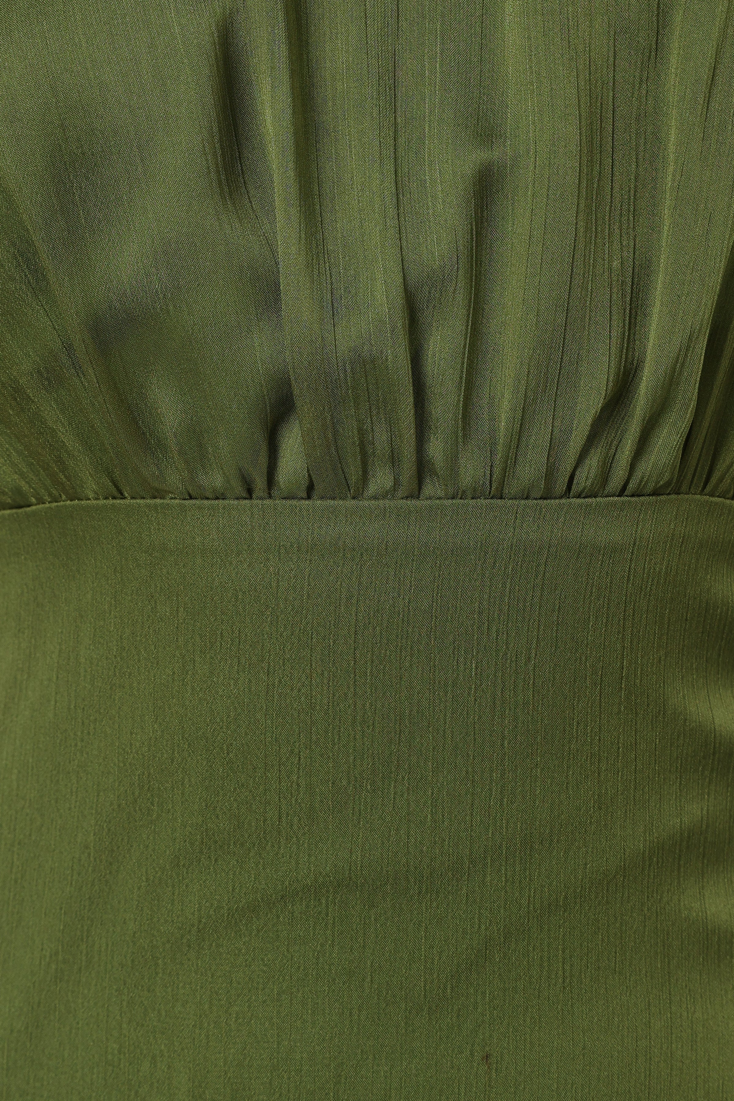 DRESSES Julip Sheer Long Sleeve Maxi Dress - Olive