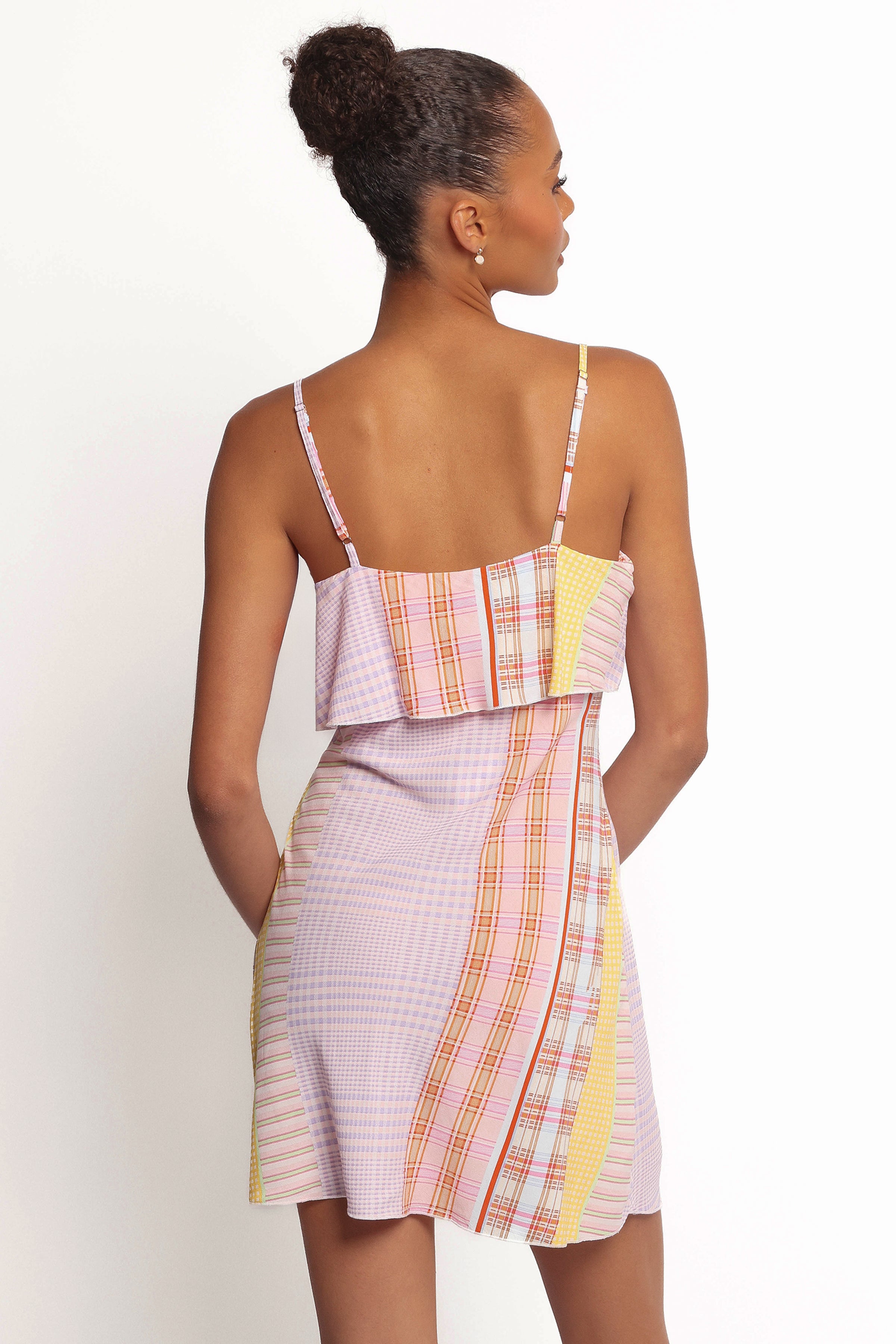 DRESSES Junia Mini Dress - Pink Plaid
