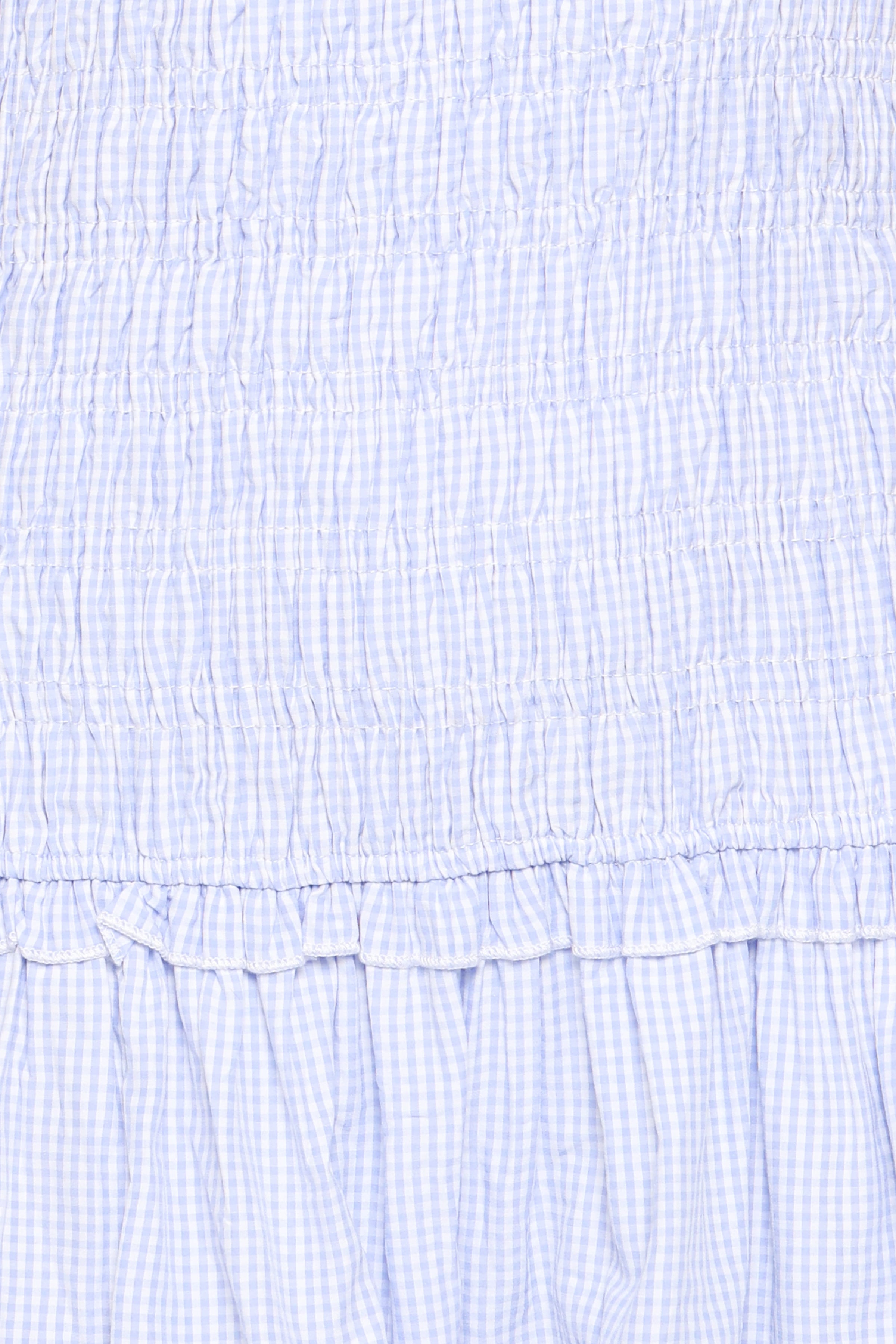 DRESSES Kaelyn Gather Mini Dress - Blue Gingham