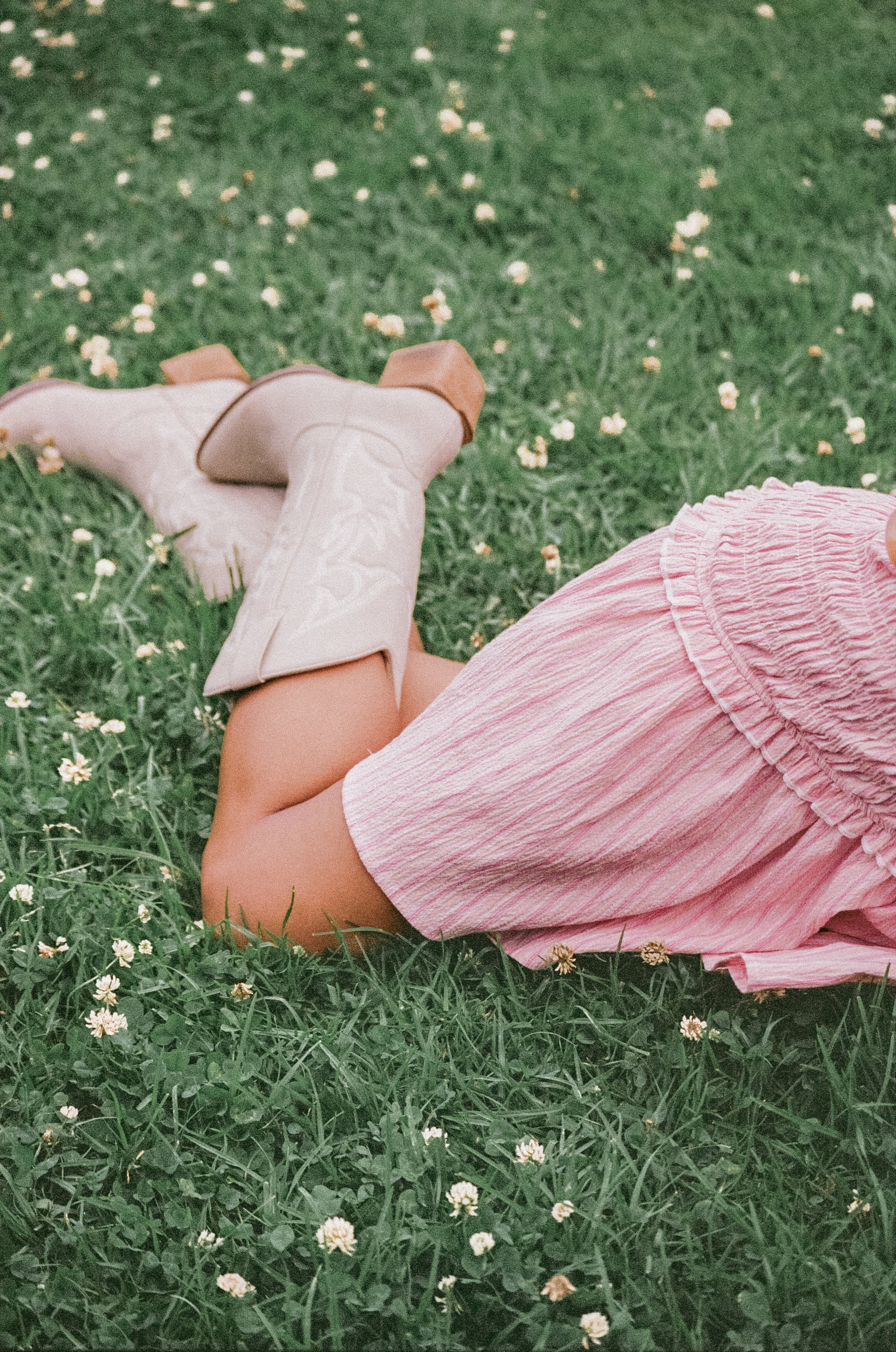 DRESSES Kaelyn Gather Mini Dress - Pink Stripe