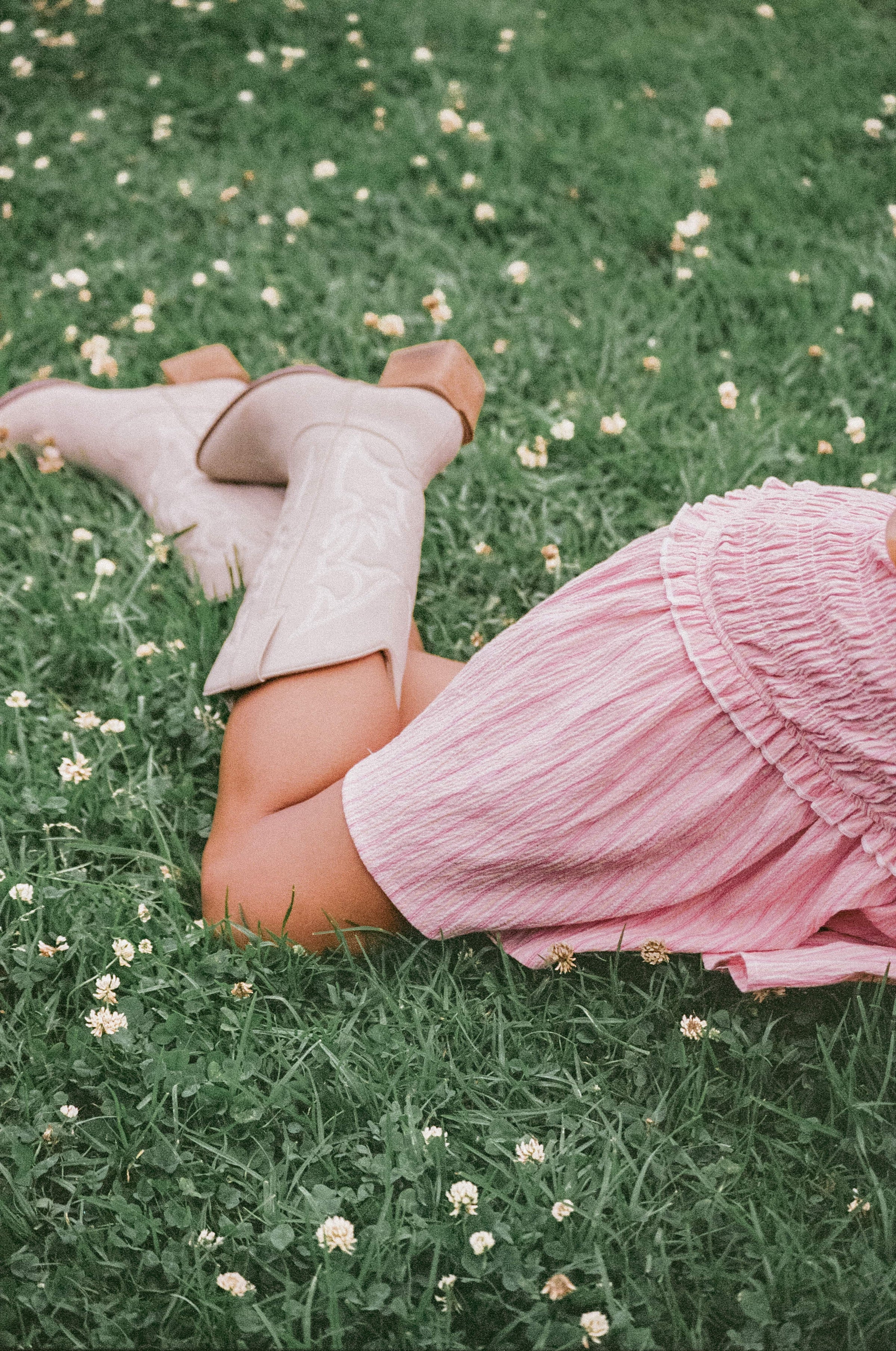 DRESSES Kaelyn Gather Mini Dress - Pink Stripe