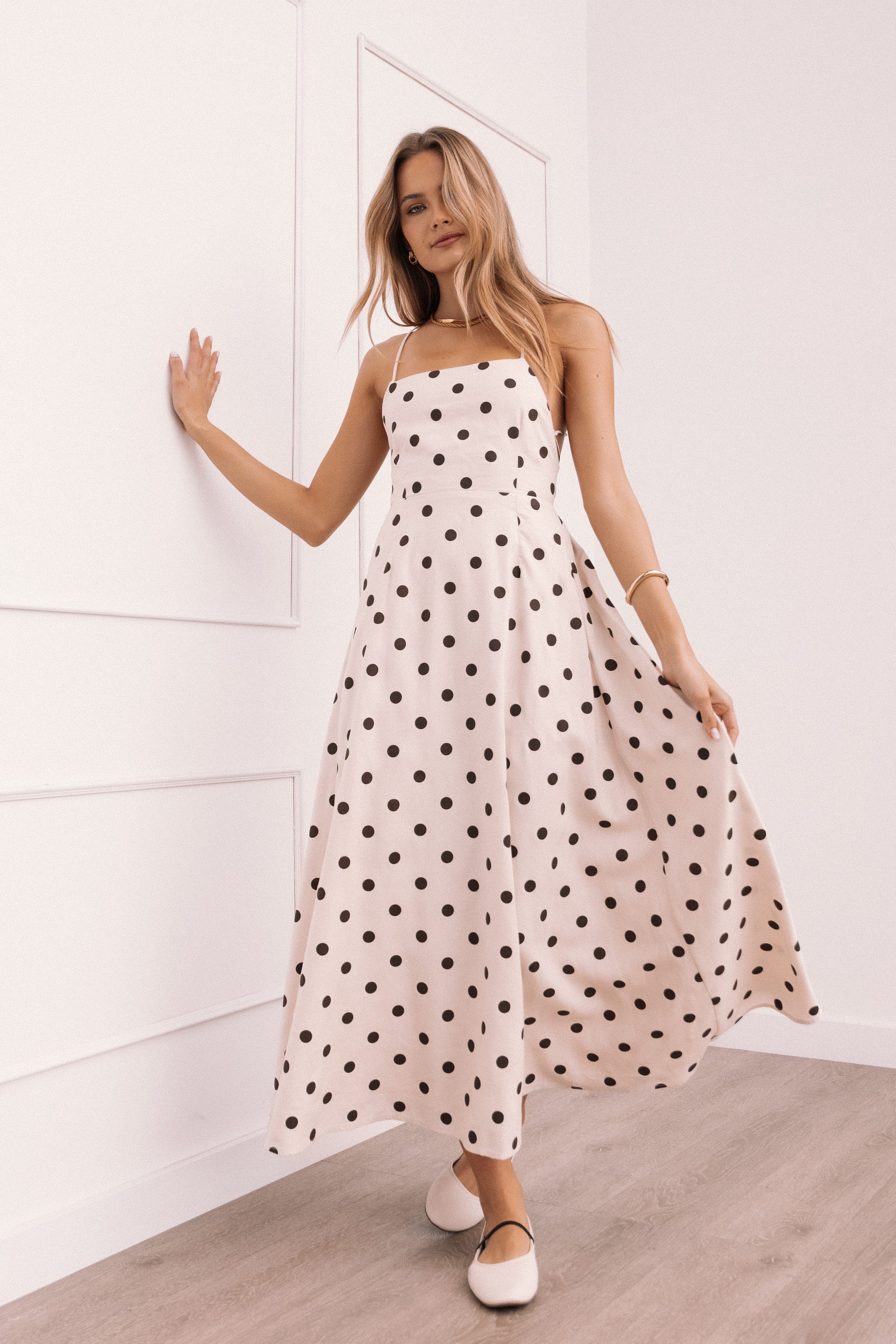 DRESSES Kailana Midi Dress - Cream