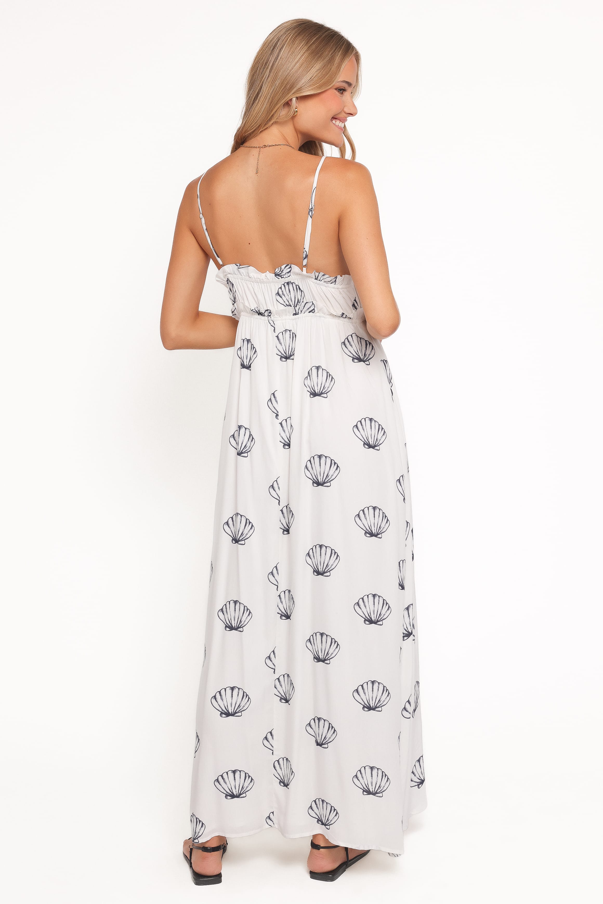 DRESSES Kalinda Maxi Dress - Blue Seashells