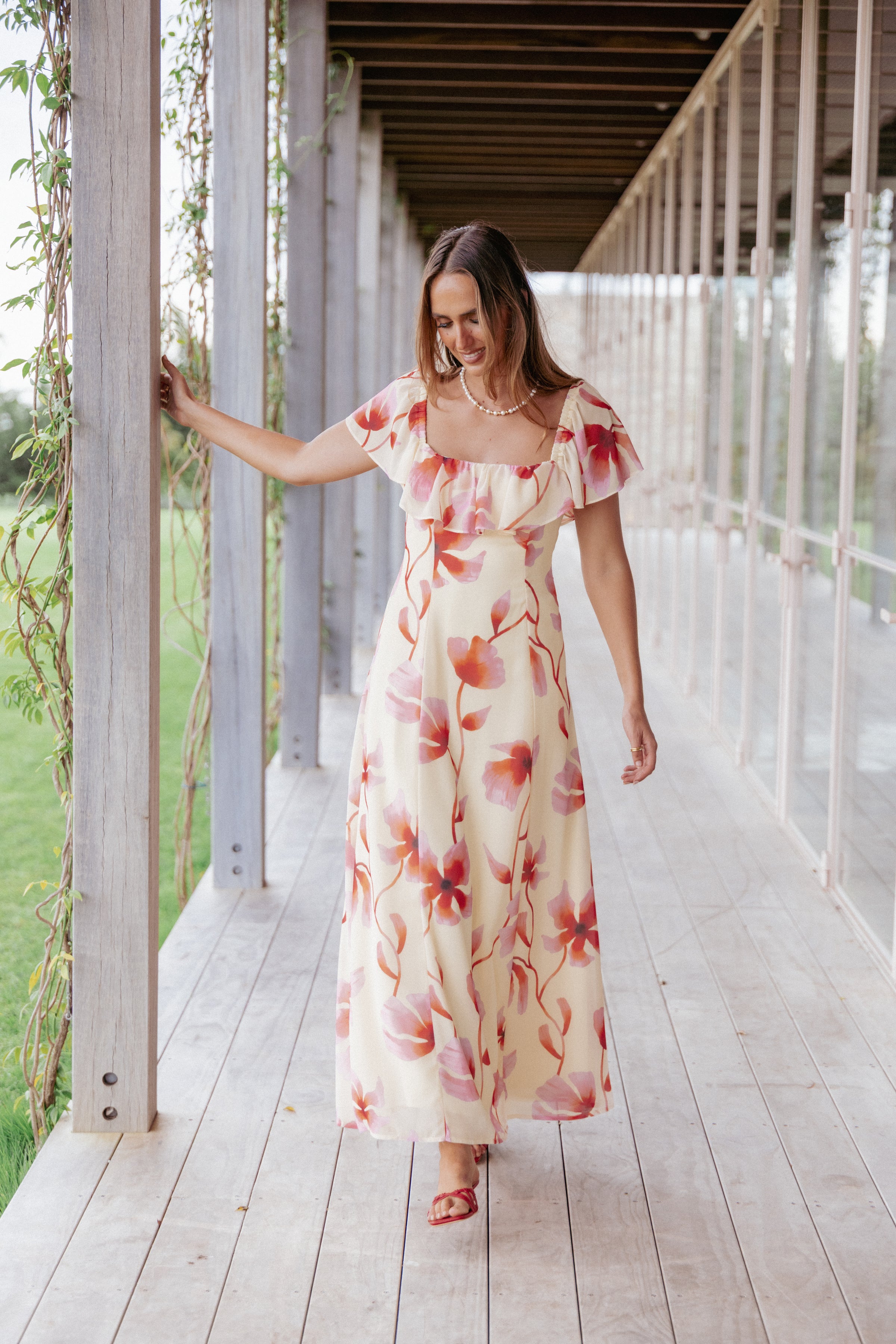 DRESSES Kamie Maxi Dress - Pink Floral