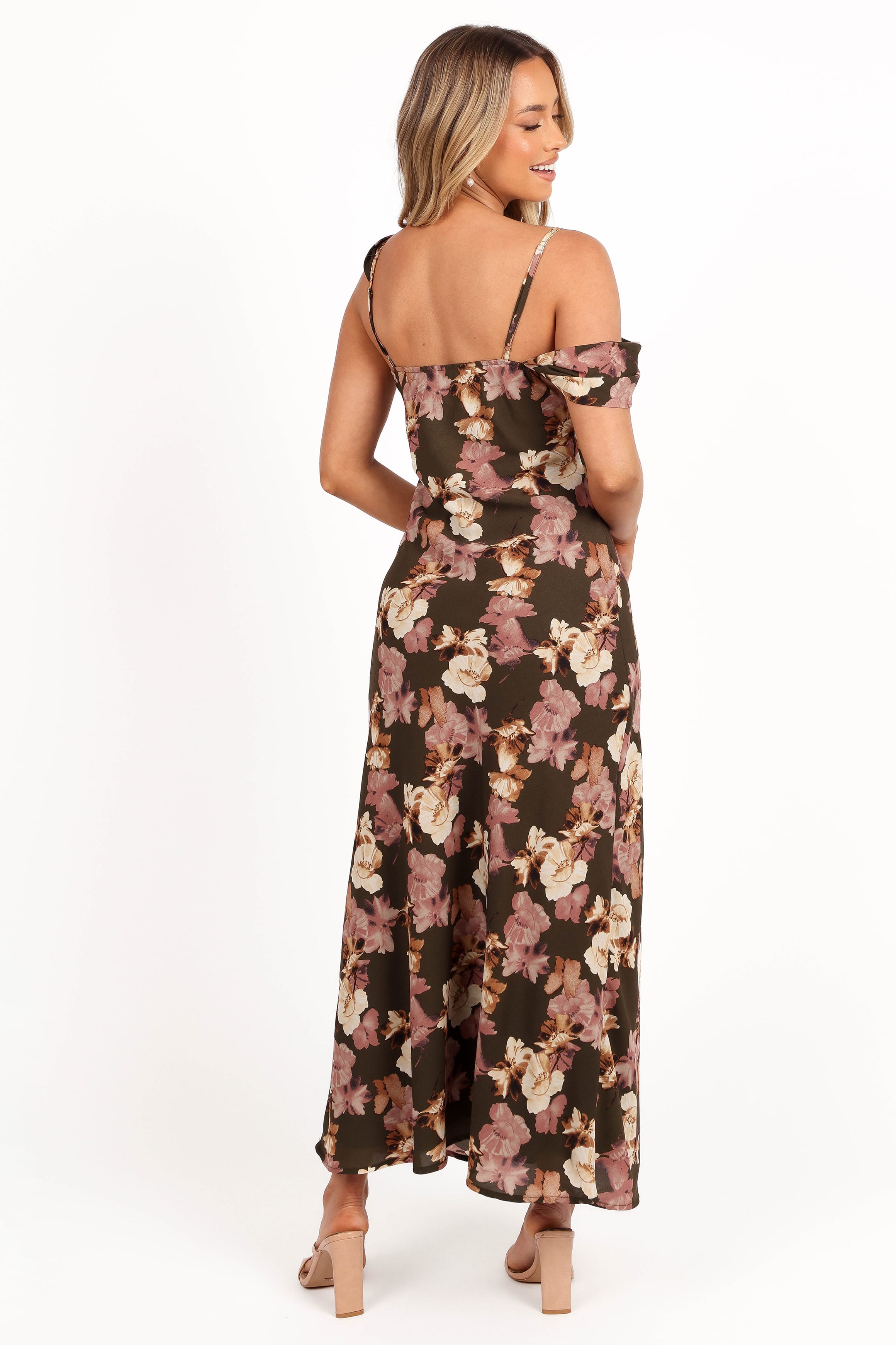 DRESSES Kamryn Midi Dress - Olive Floral