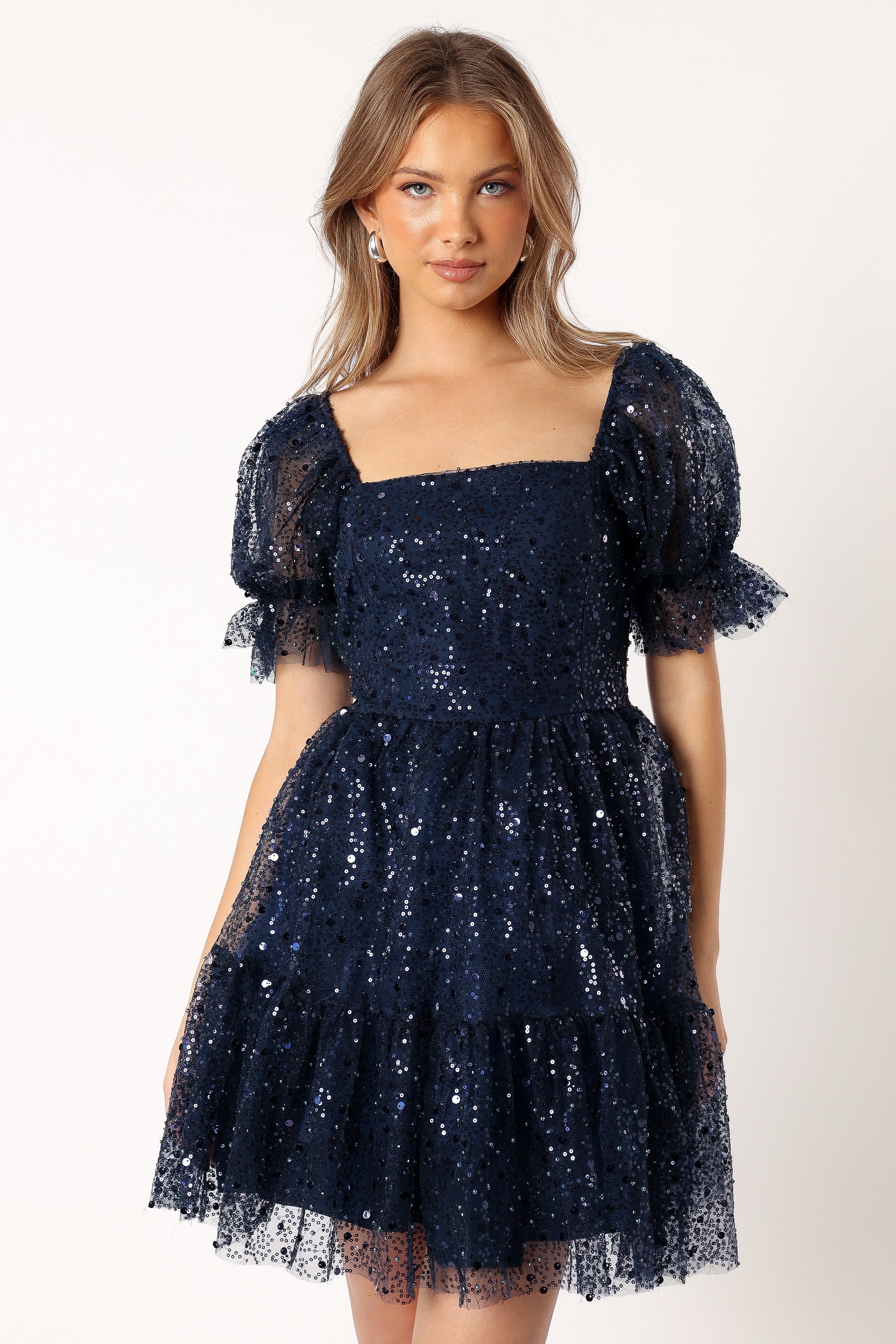 DRESSES @Karina Mini Dress - Navy