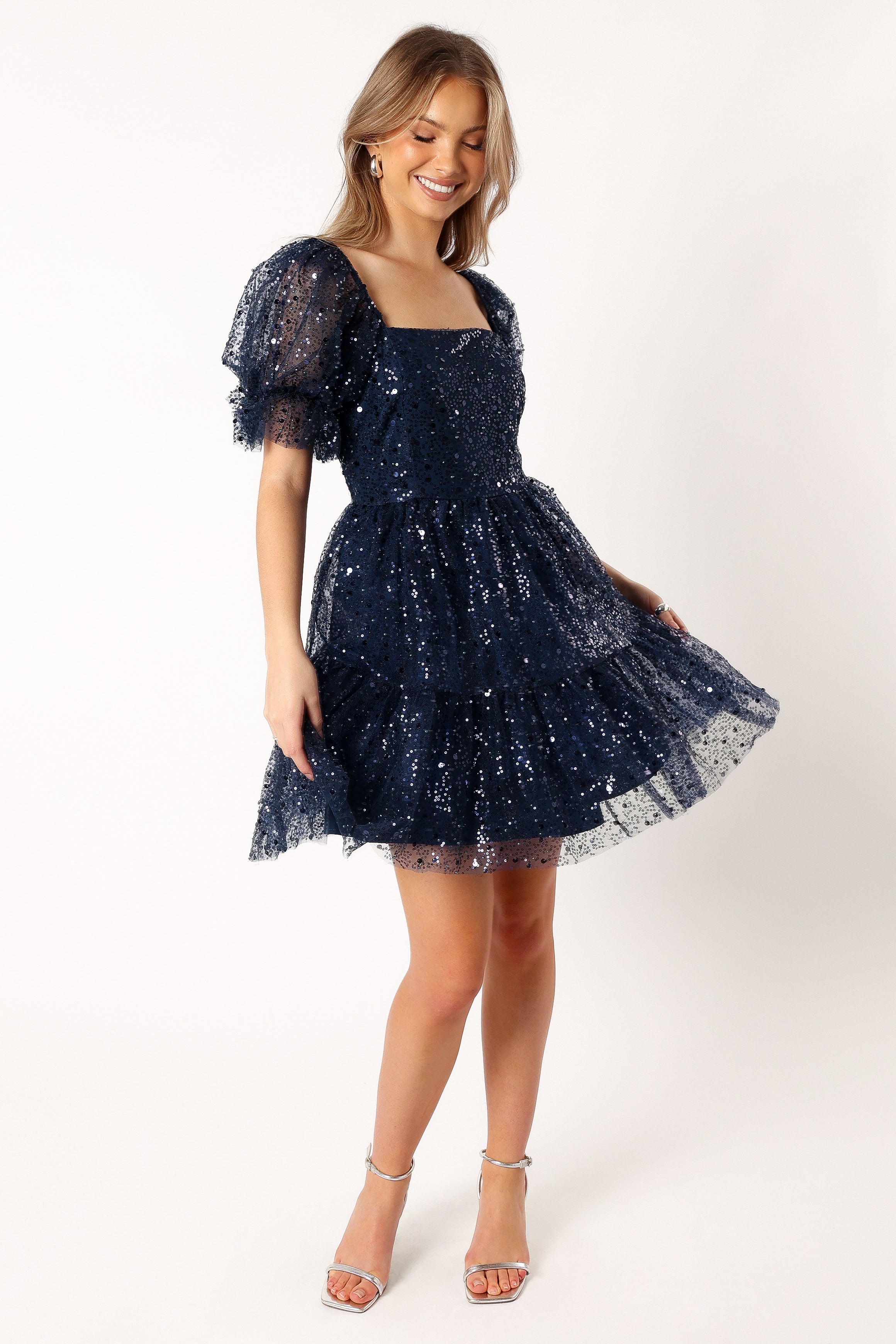 DRESSES @Karina Mini Dress - Navy