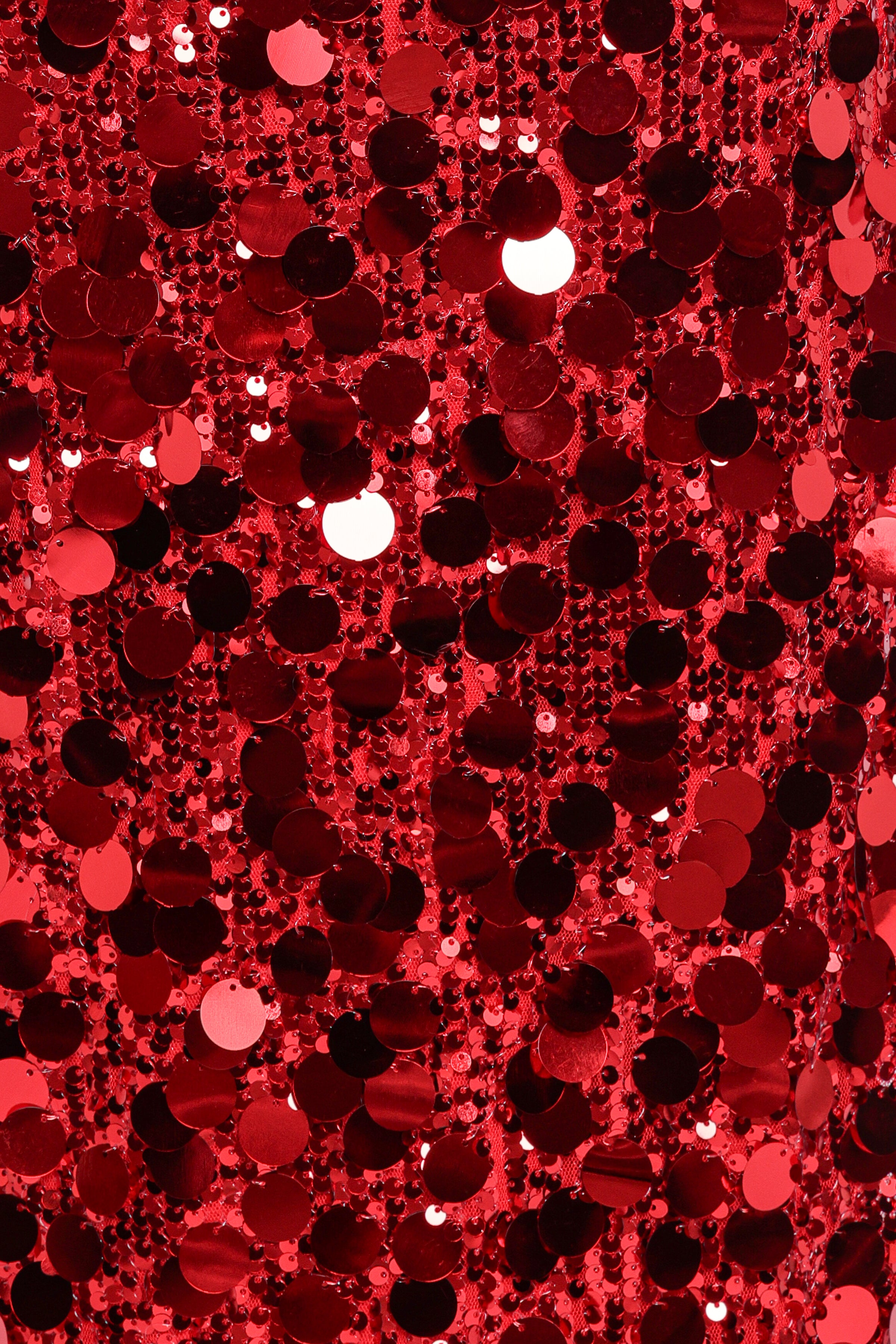 DRESSES Karlie Strapless Sequin Maxi Dress - Red