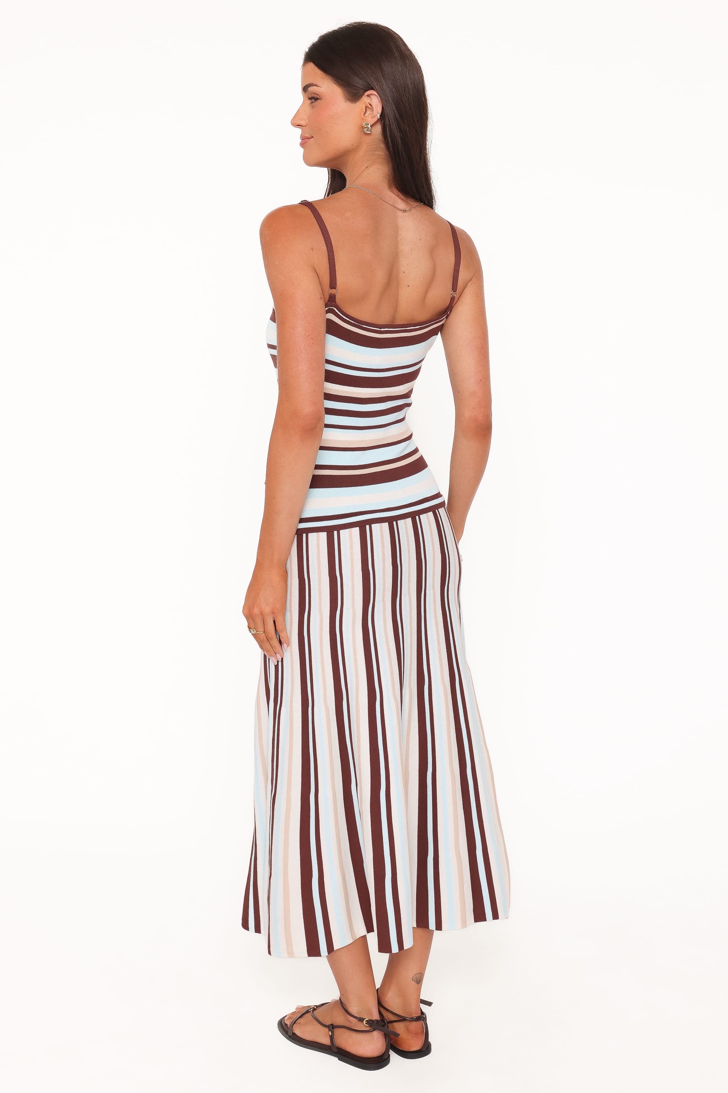 DRESSES Karlin Maxi Dress - Blue Stripe