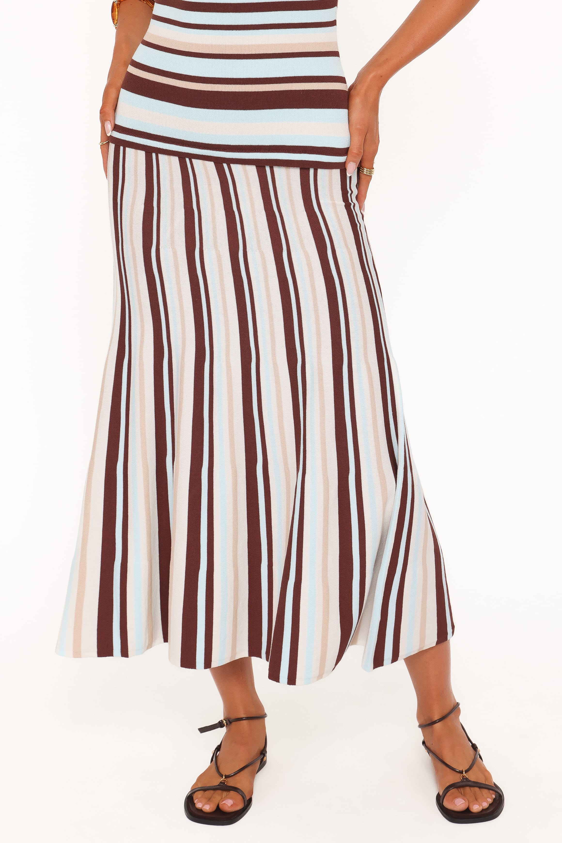 DRESSES Karlin Maxi Dress - Blue Stripe