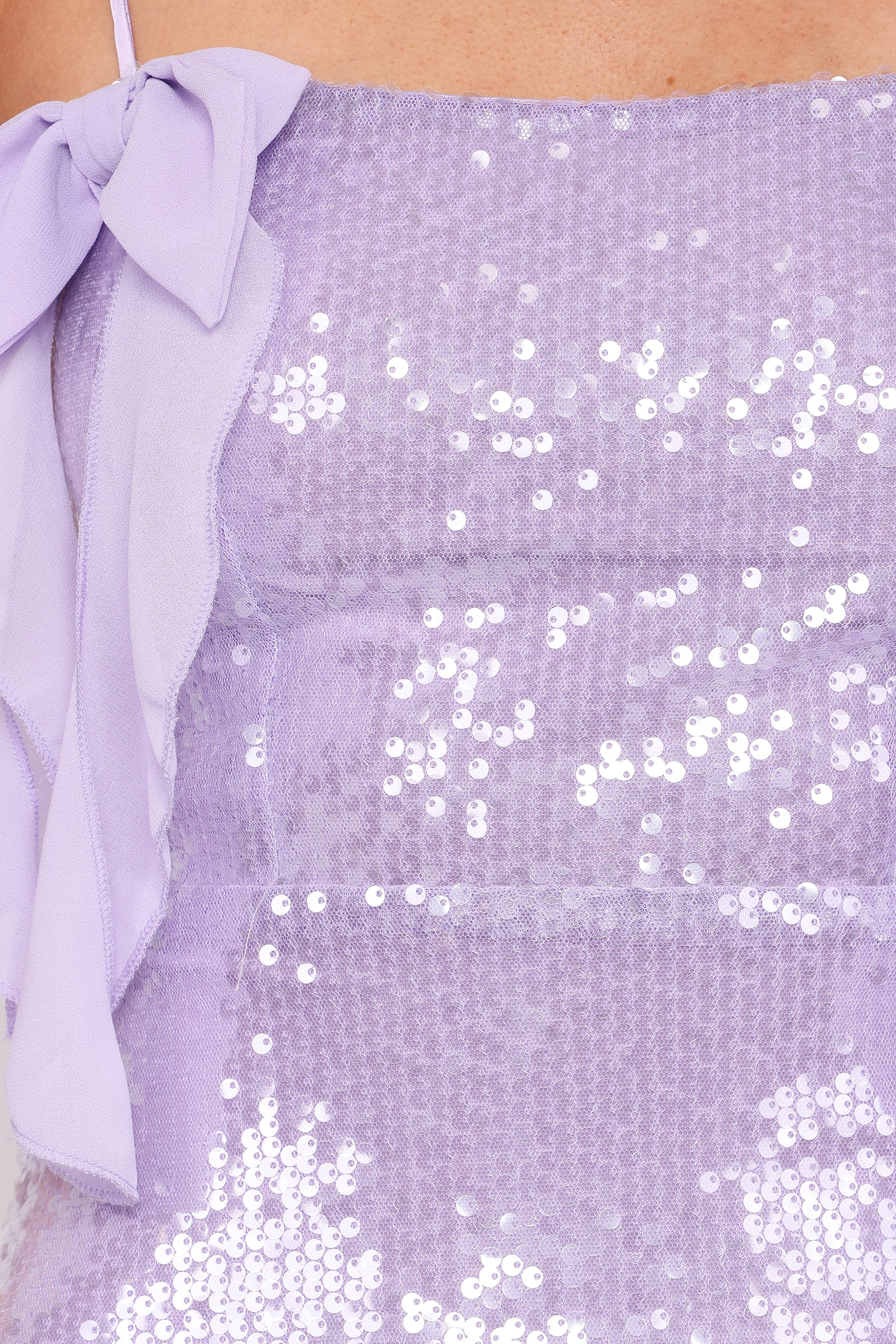 DRESSES Katerina Mini Dress - Lilac Sequin