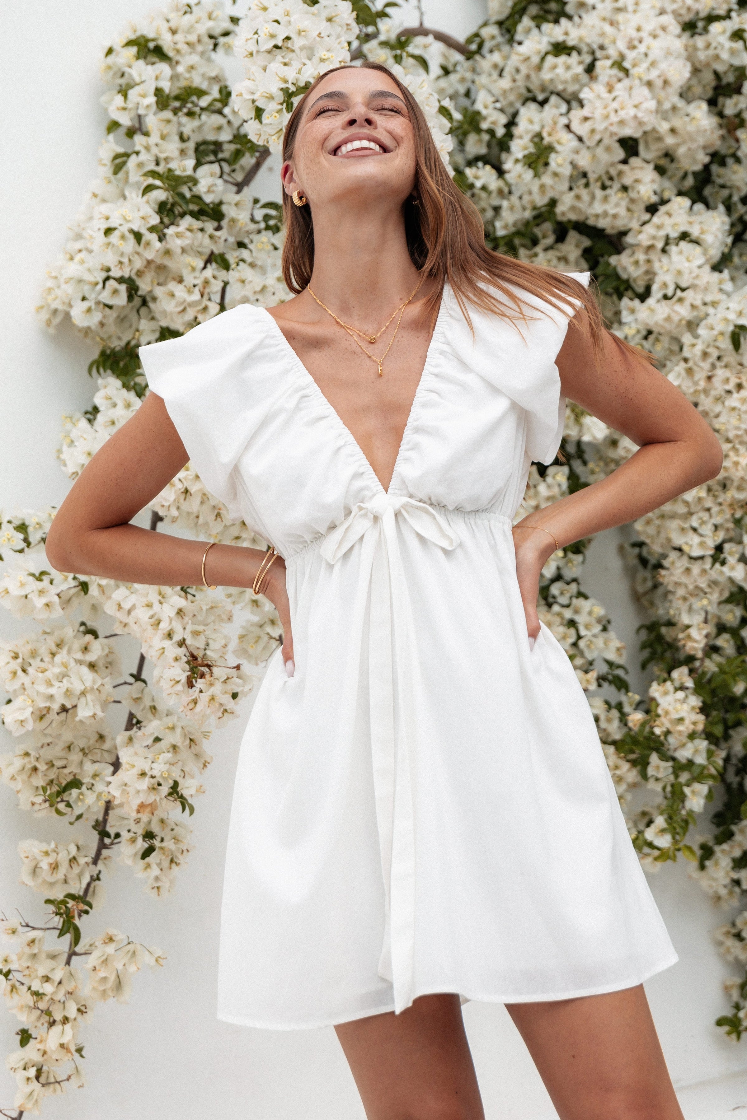 DRESSES Kathy Mini Dress - White