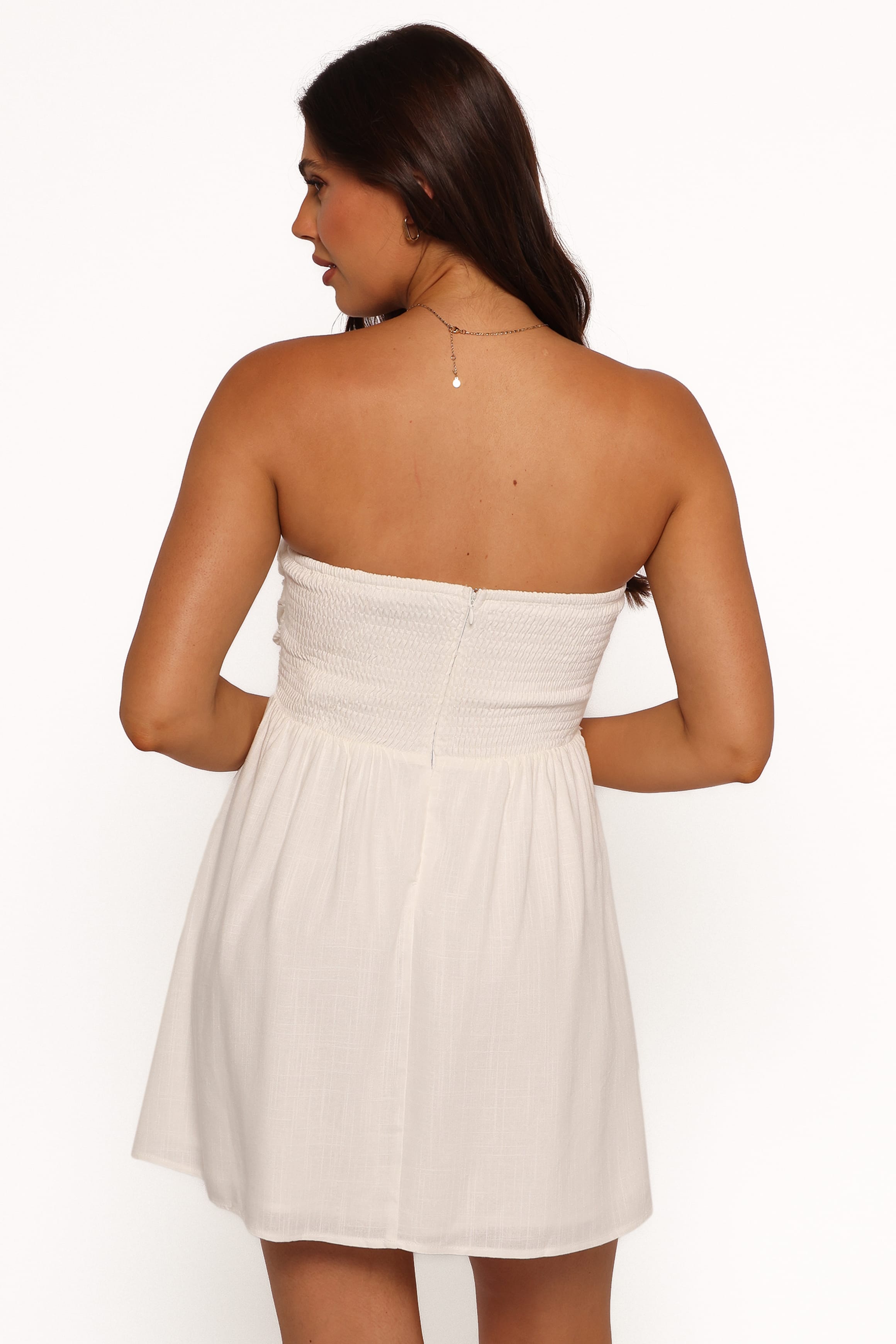 DRESSES Katy Strapless Mini Dress - White