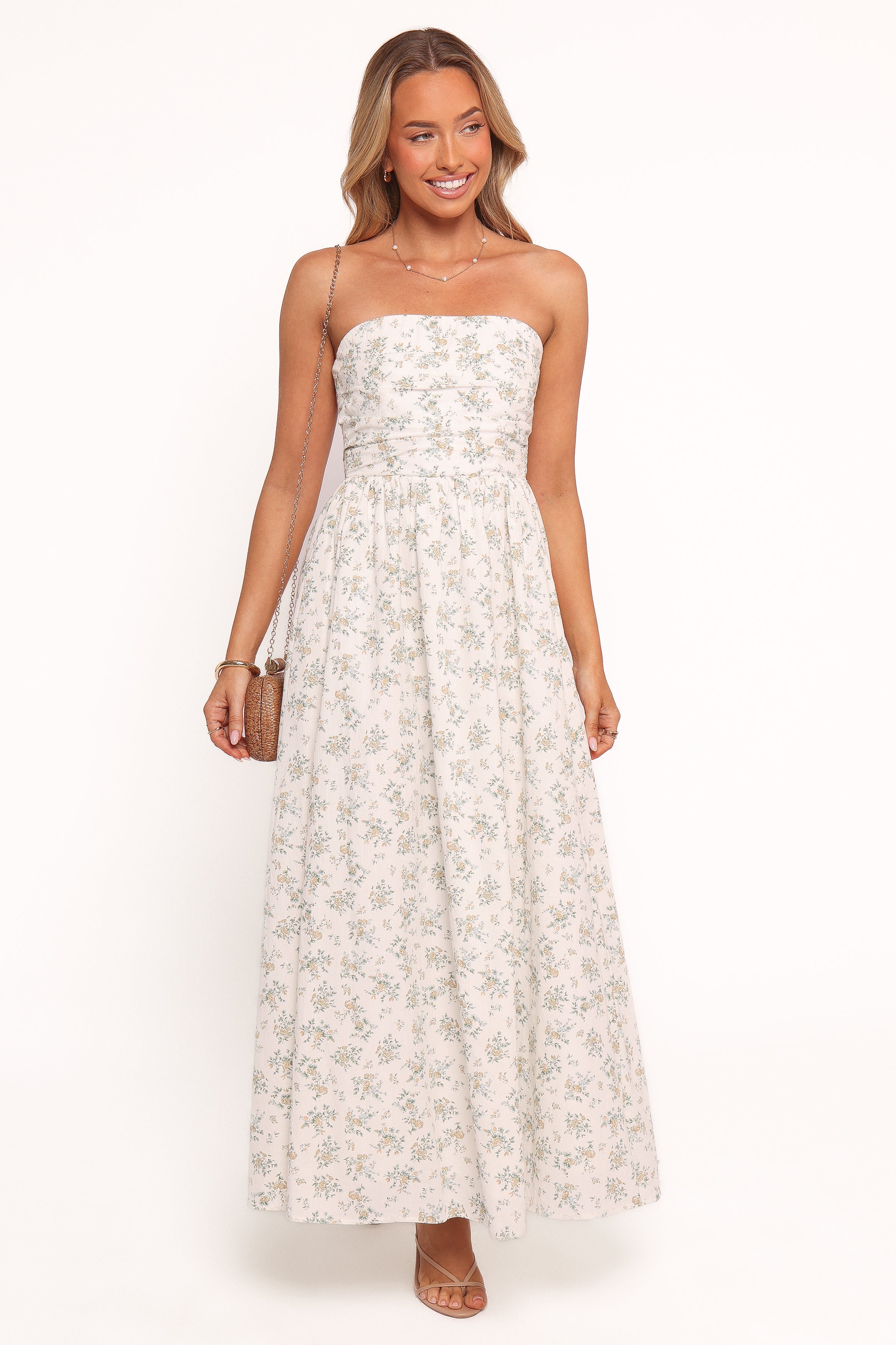 DRESSES Kayt Strapless Dress - Floral
