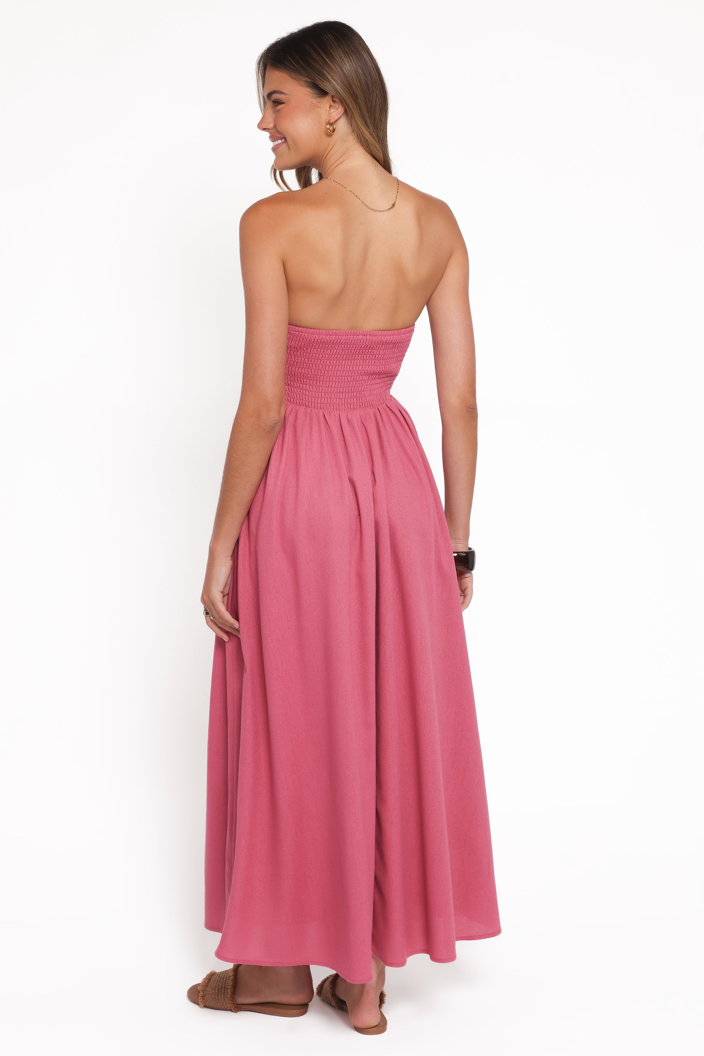 DRESSES Kayt Strapless Dress - Petal Pink