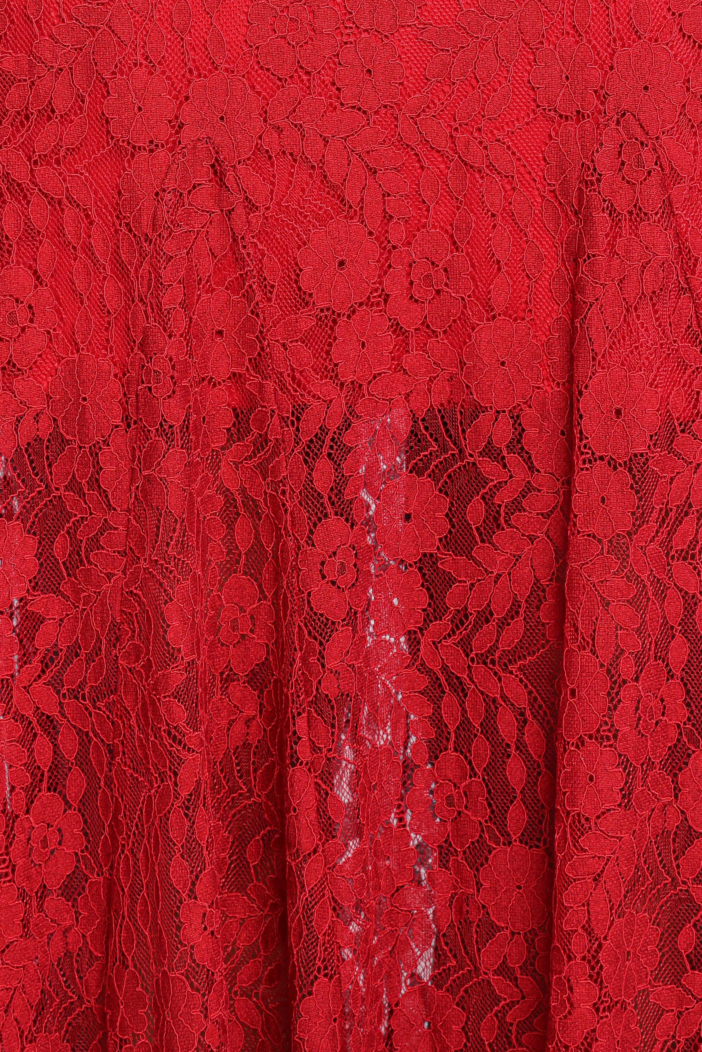 DRESSES Keani Long Sleeve Maxi Dress - Red